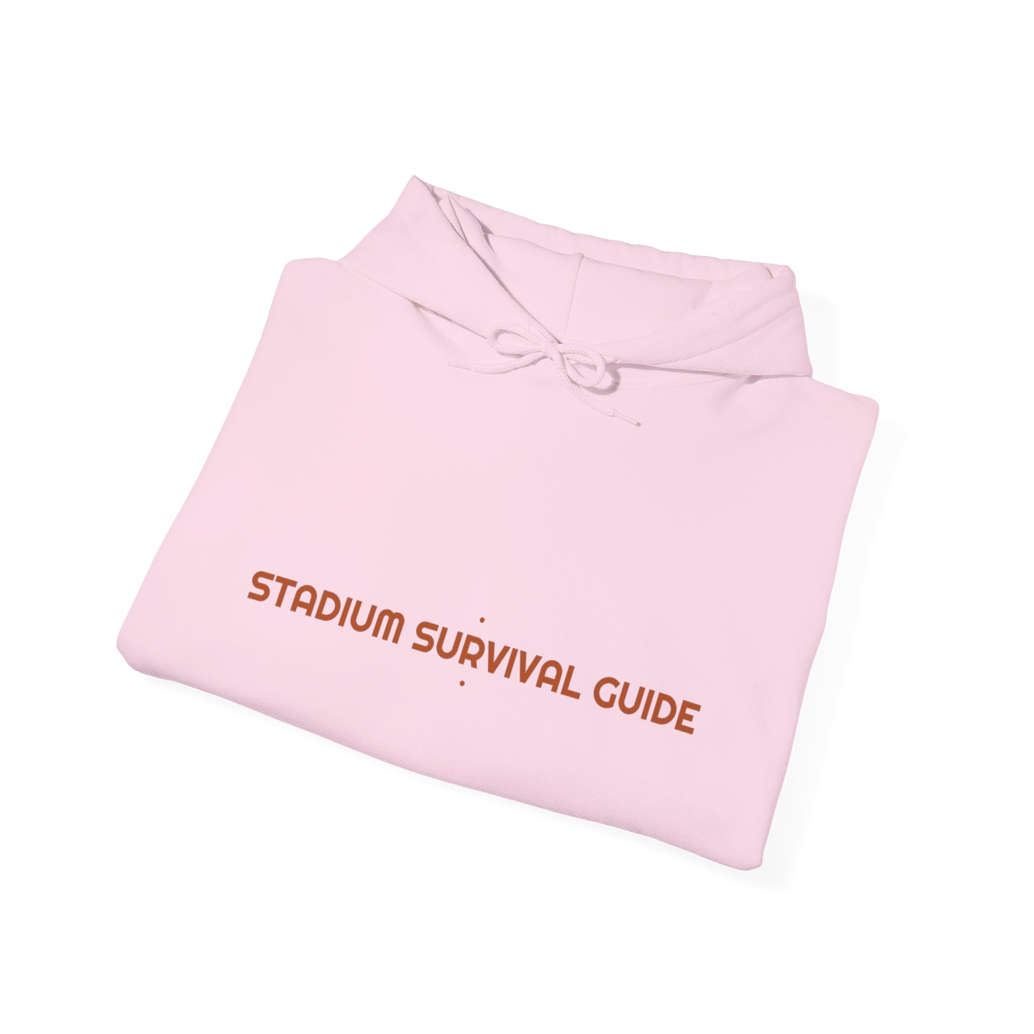 Stadium Survival Guide - Trendy Teez Funny Hoodie mockup