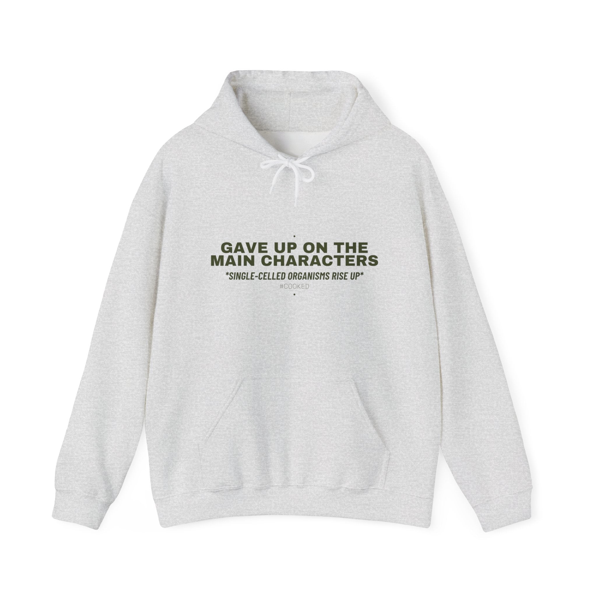 Gave Up On The Main Characters - Trendy Teez Funny Hoodie mockup