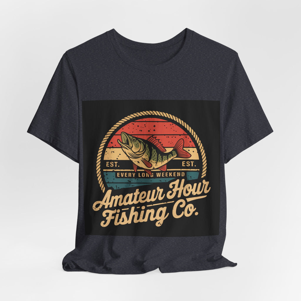 Amateur Hour Fishing Co. - Trendy Teez Funny Tee mockup