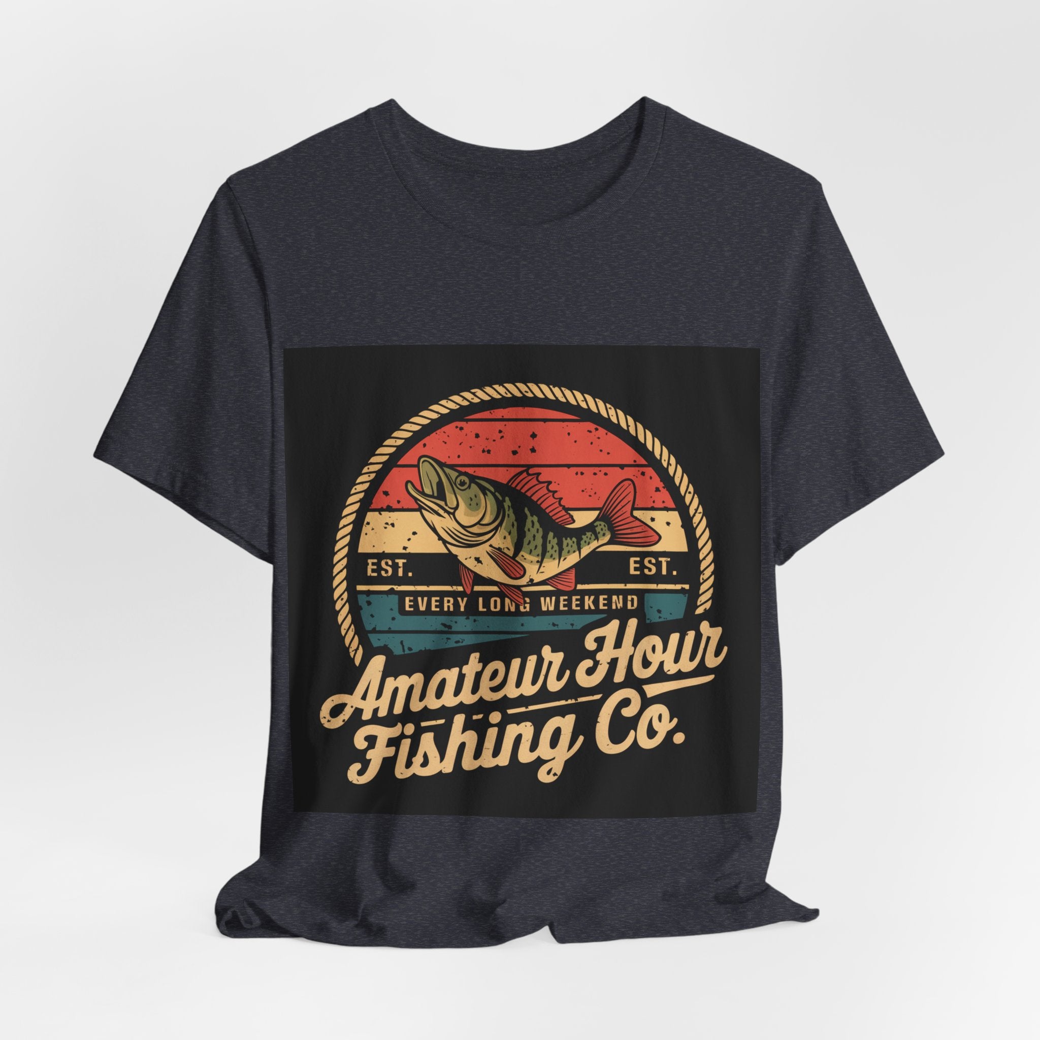 Amateur Hour Fishing Co. - Trendy Teez Funny Tee mockup