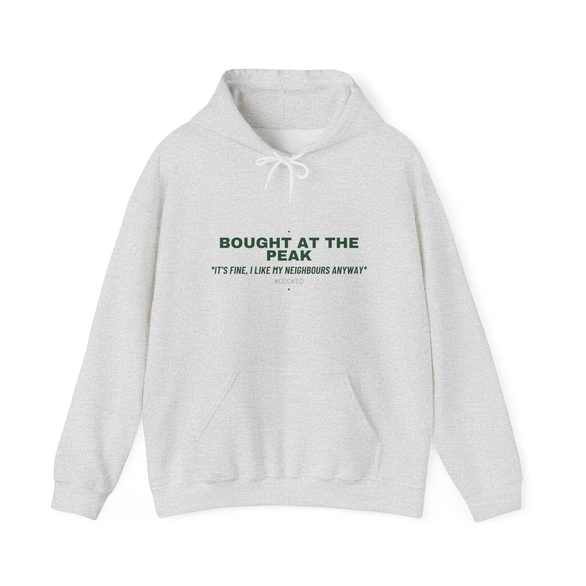 Bought At The Peak - Trendy Teez Funny Hoodie mockup