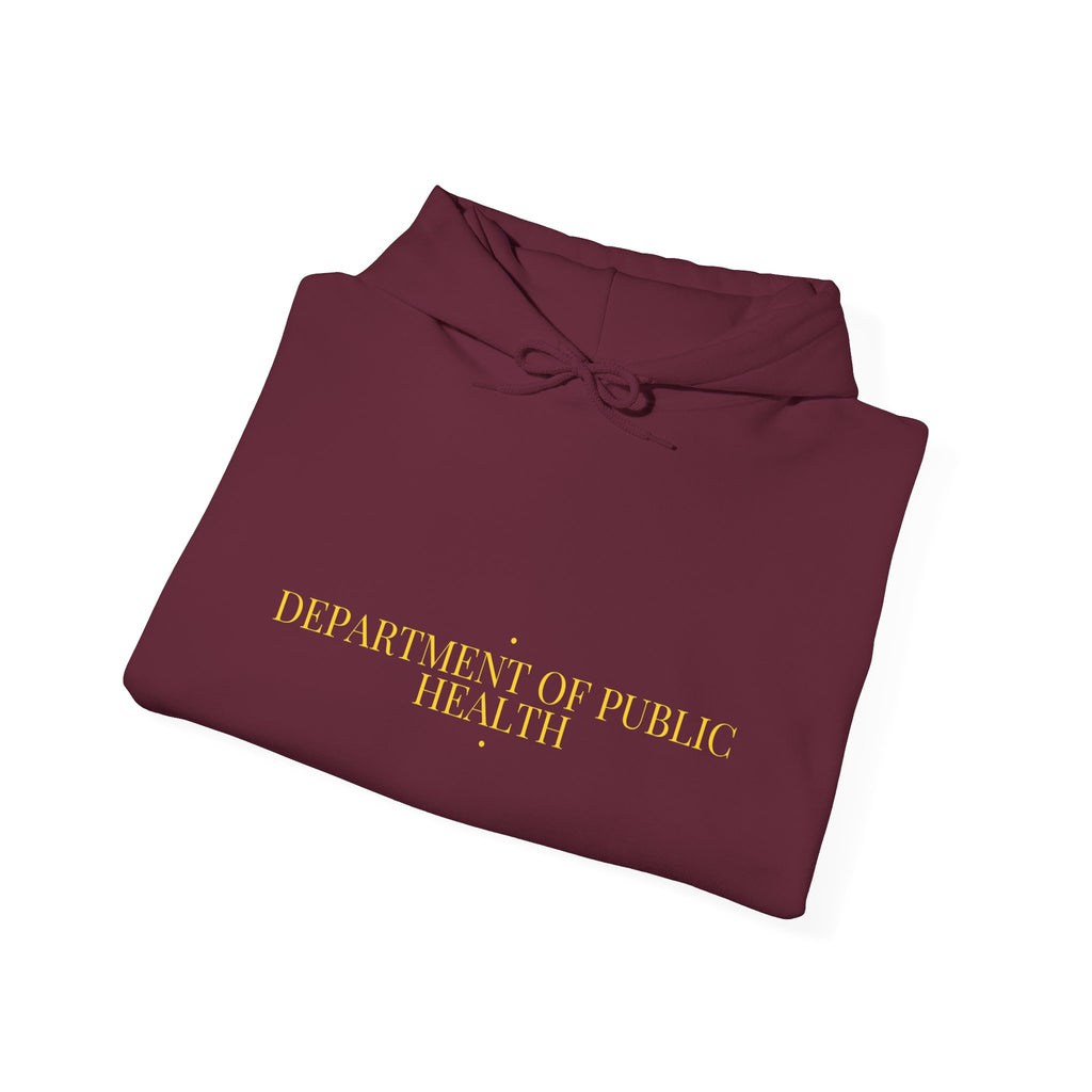 Department Of Public Health - Trendy Teez Funny Hoodie mockup