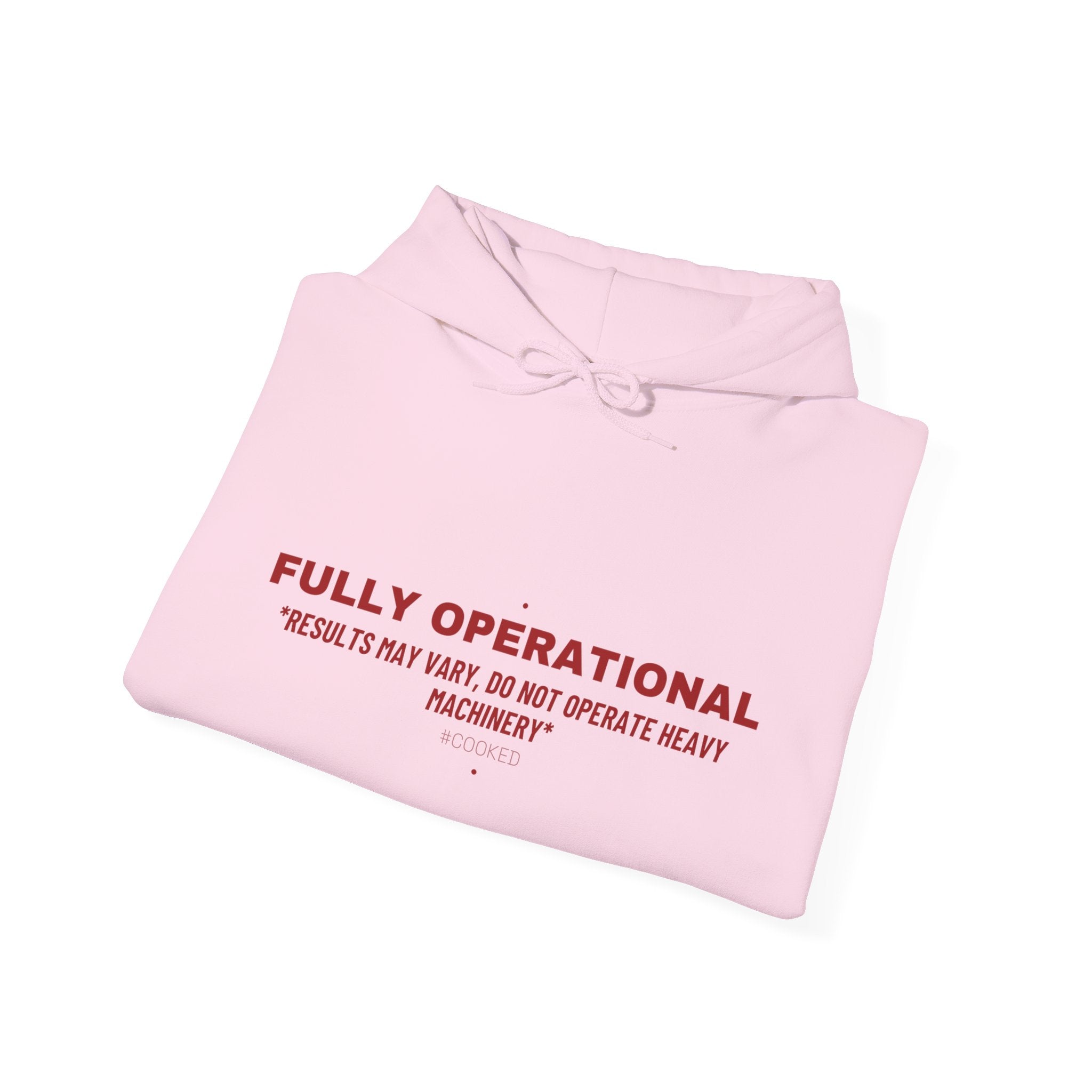 Fully Operational - Trendy Teez Funny Hoodie mockup