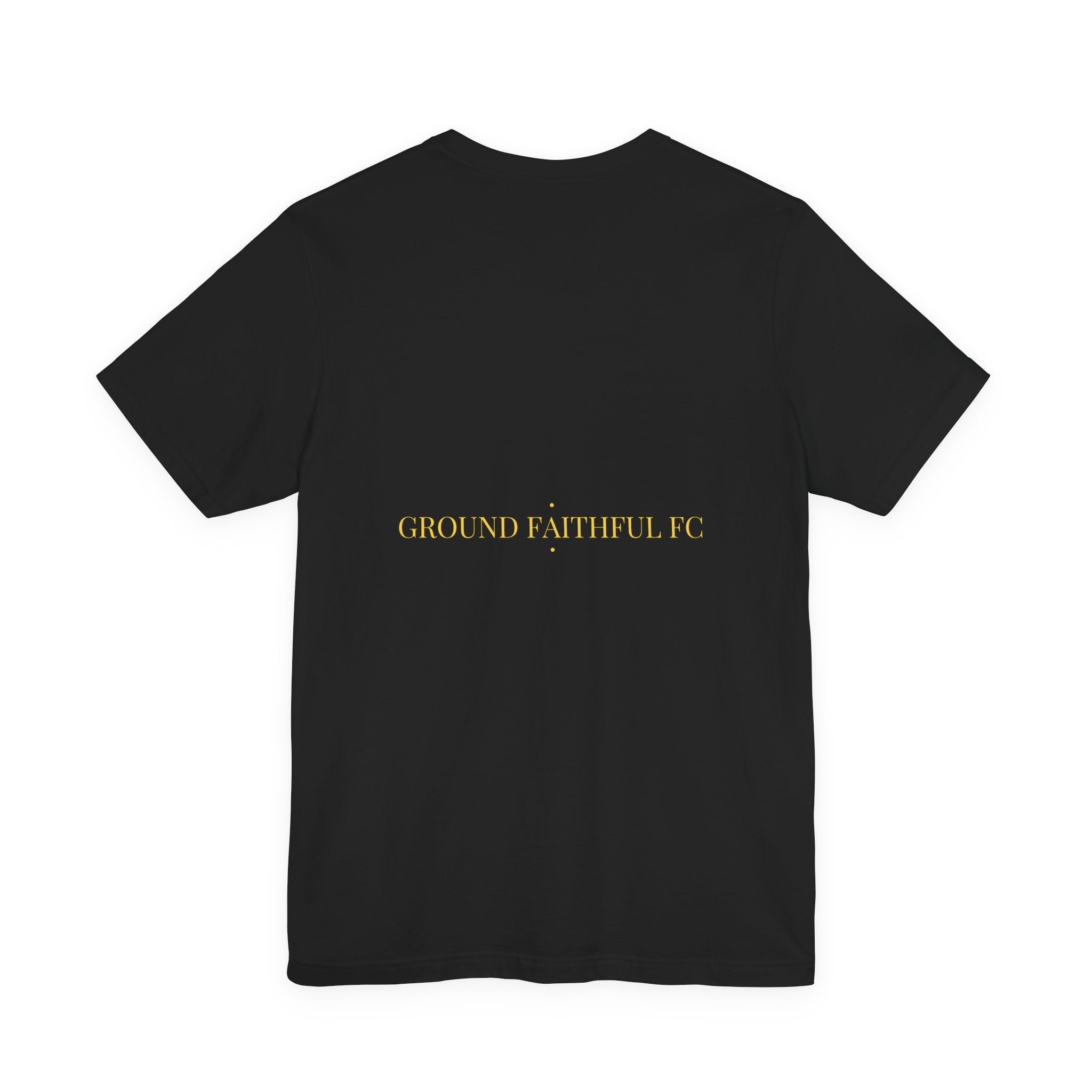 Ground Faithful Fc - Trendy Teez Funny Tee (Back Print) mockup