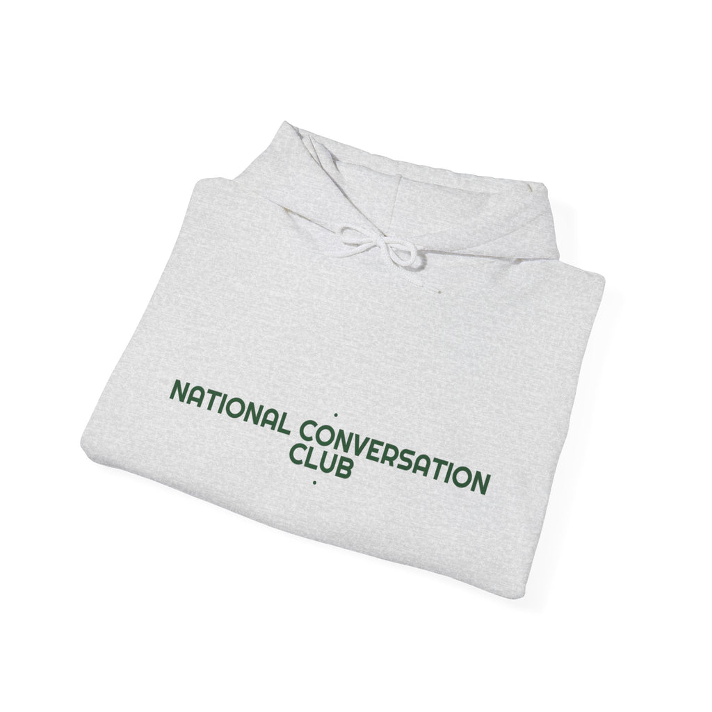 National Conversation Club - Trendy Teez Funny Hoodie mockup