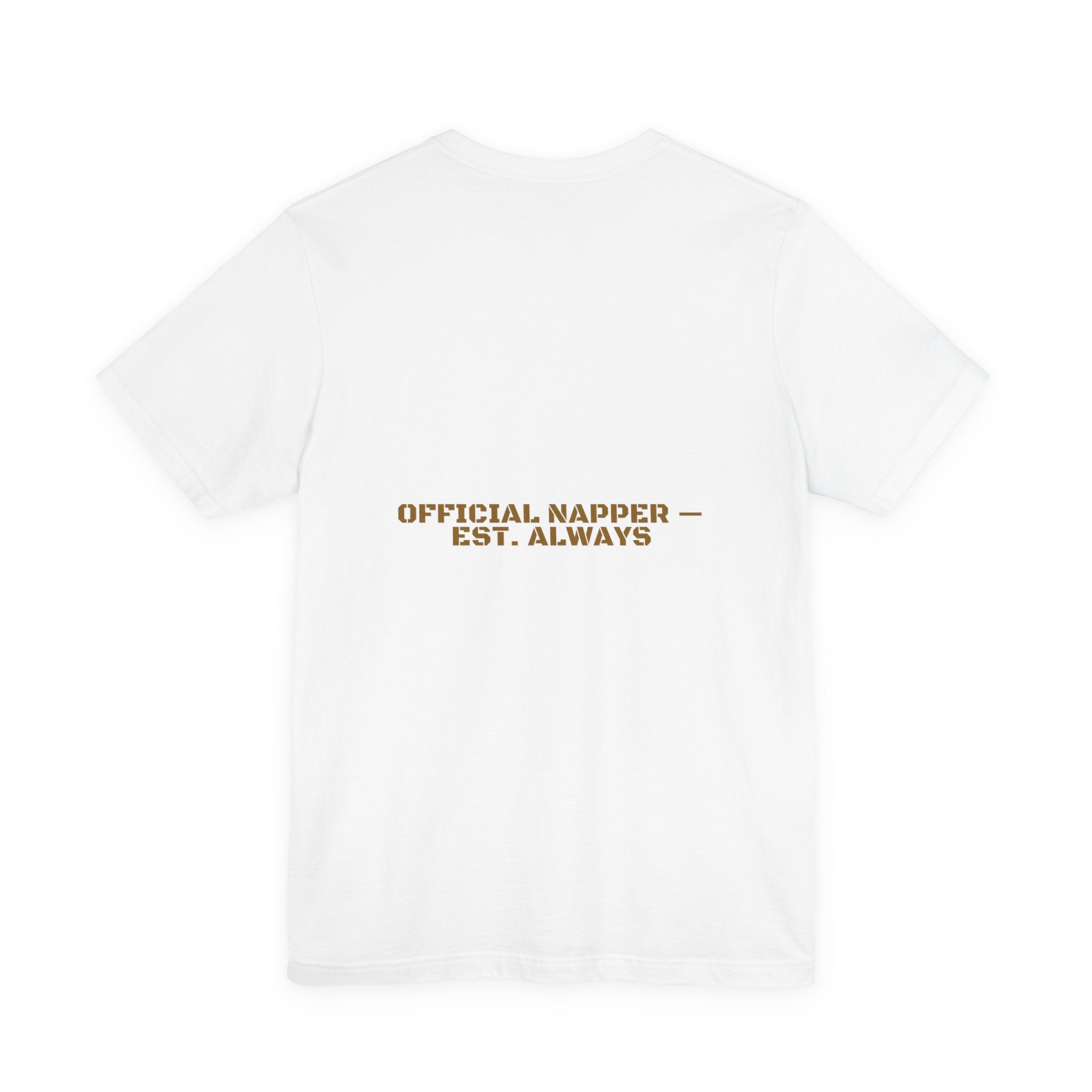 Official Napper - Trendy Teez Funny Tee (Back Print) mockup