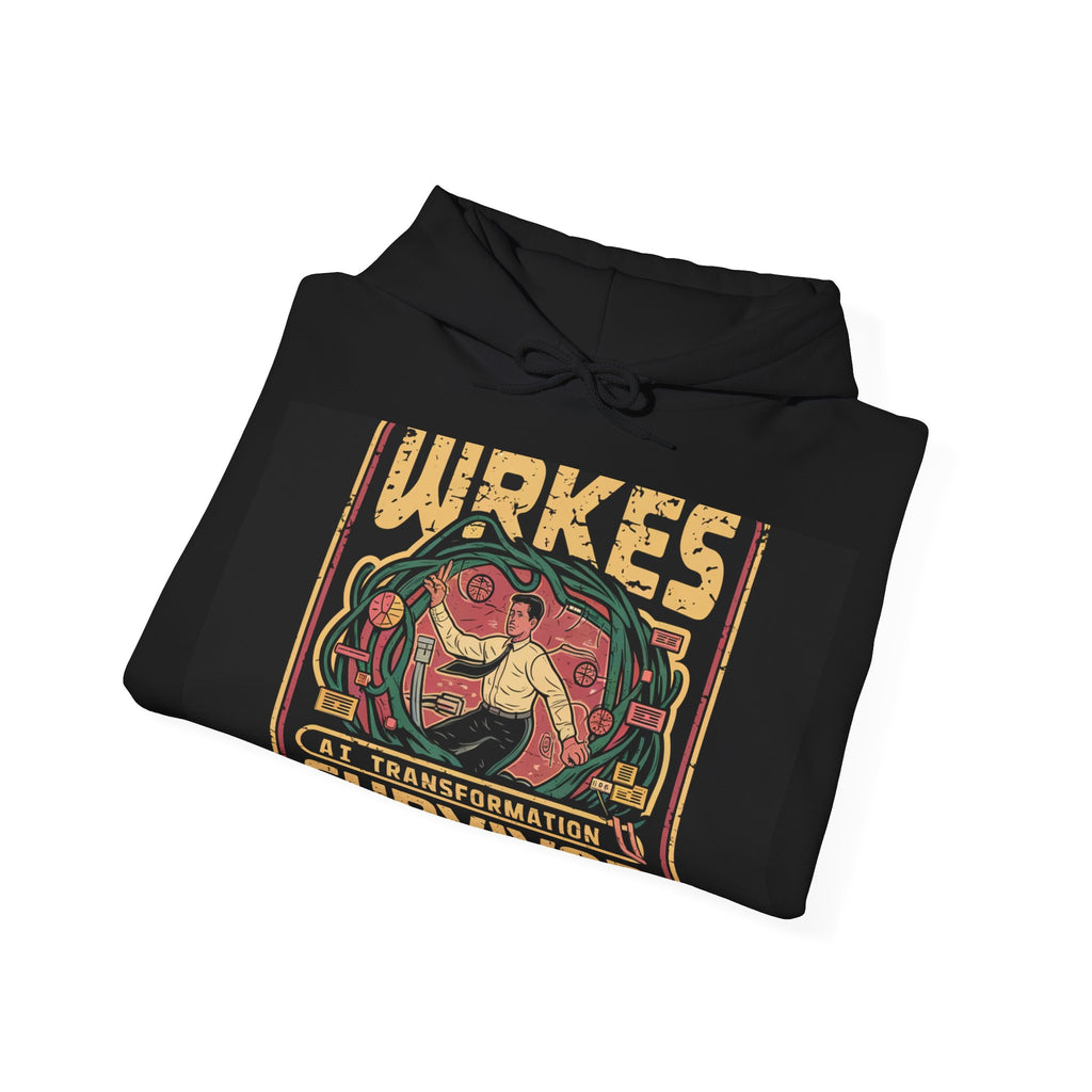 Ai Transformation Survivor - Trendy Teez Funny Hoodie mockup