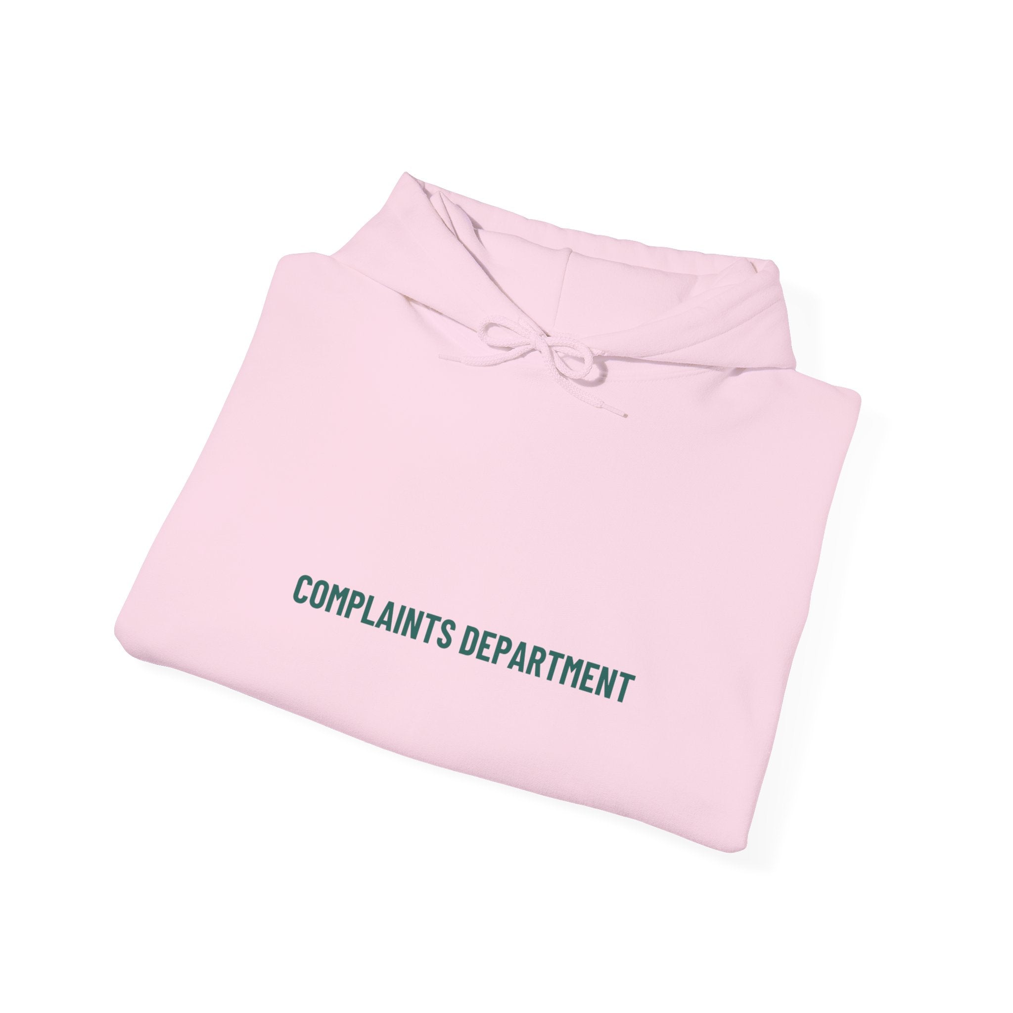 Complaints Department - Trendy Teez Funny Hoodie mockup