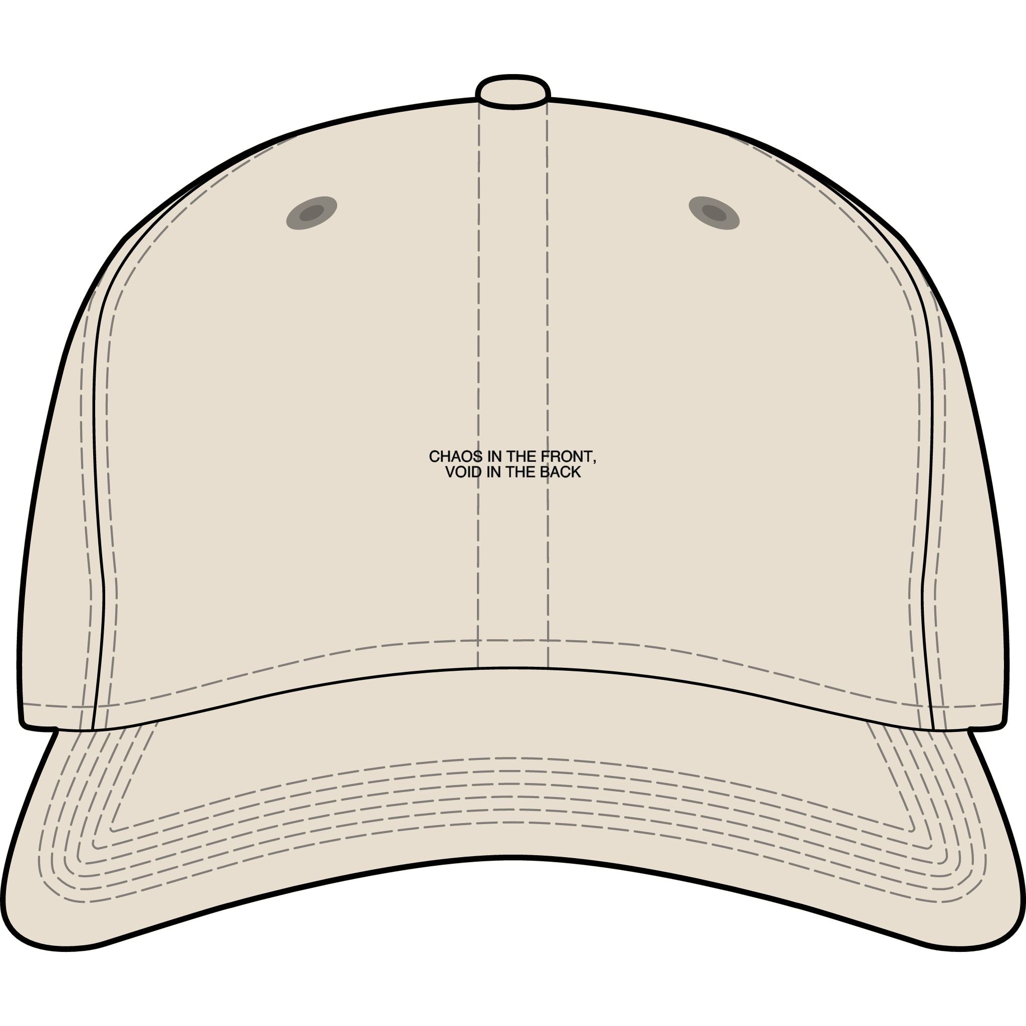 Chaos In The Front, Void In The Back — Funny Cap