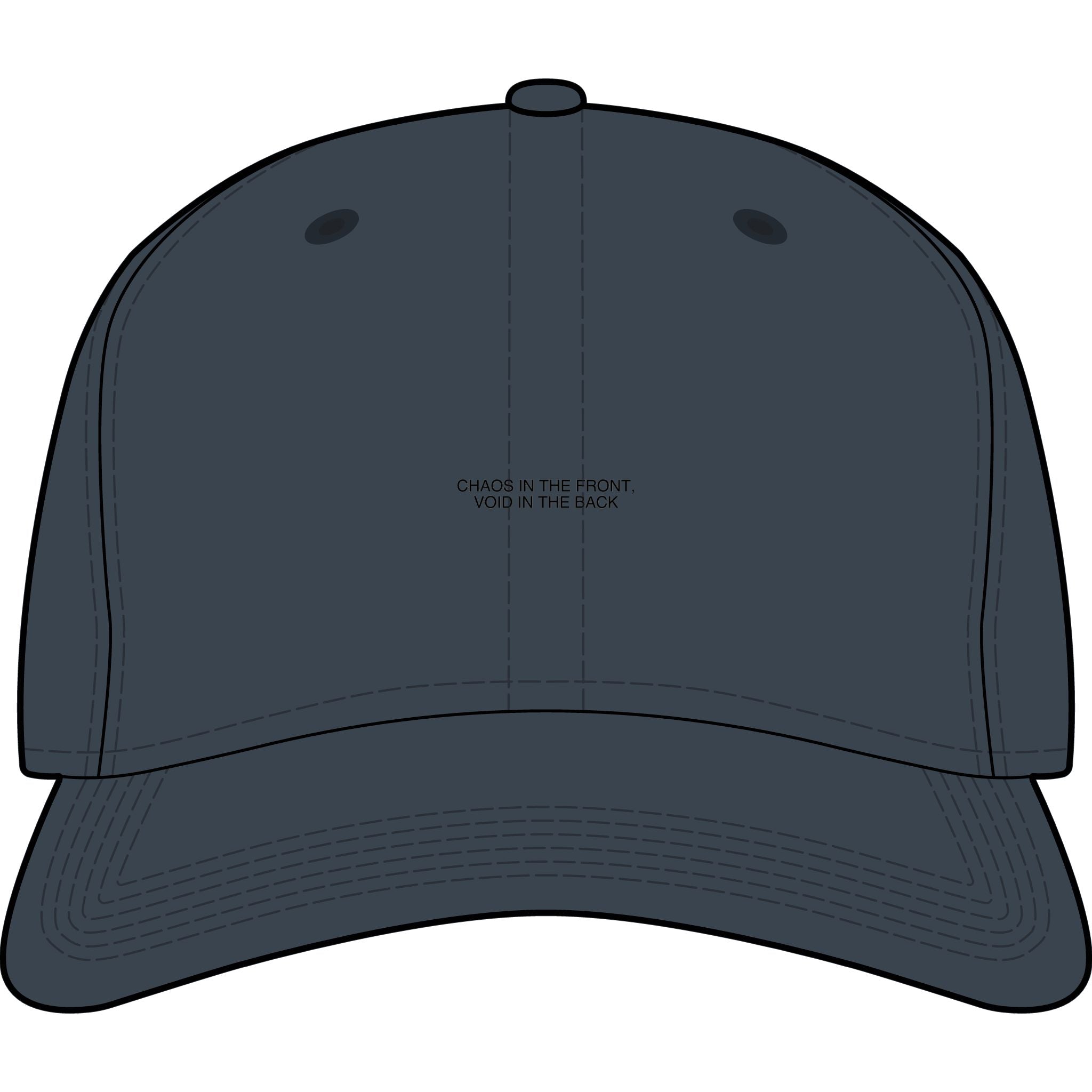 Chaos In The Front, Void In The Back — Funny Cap