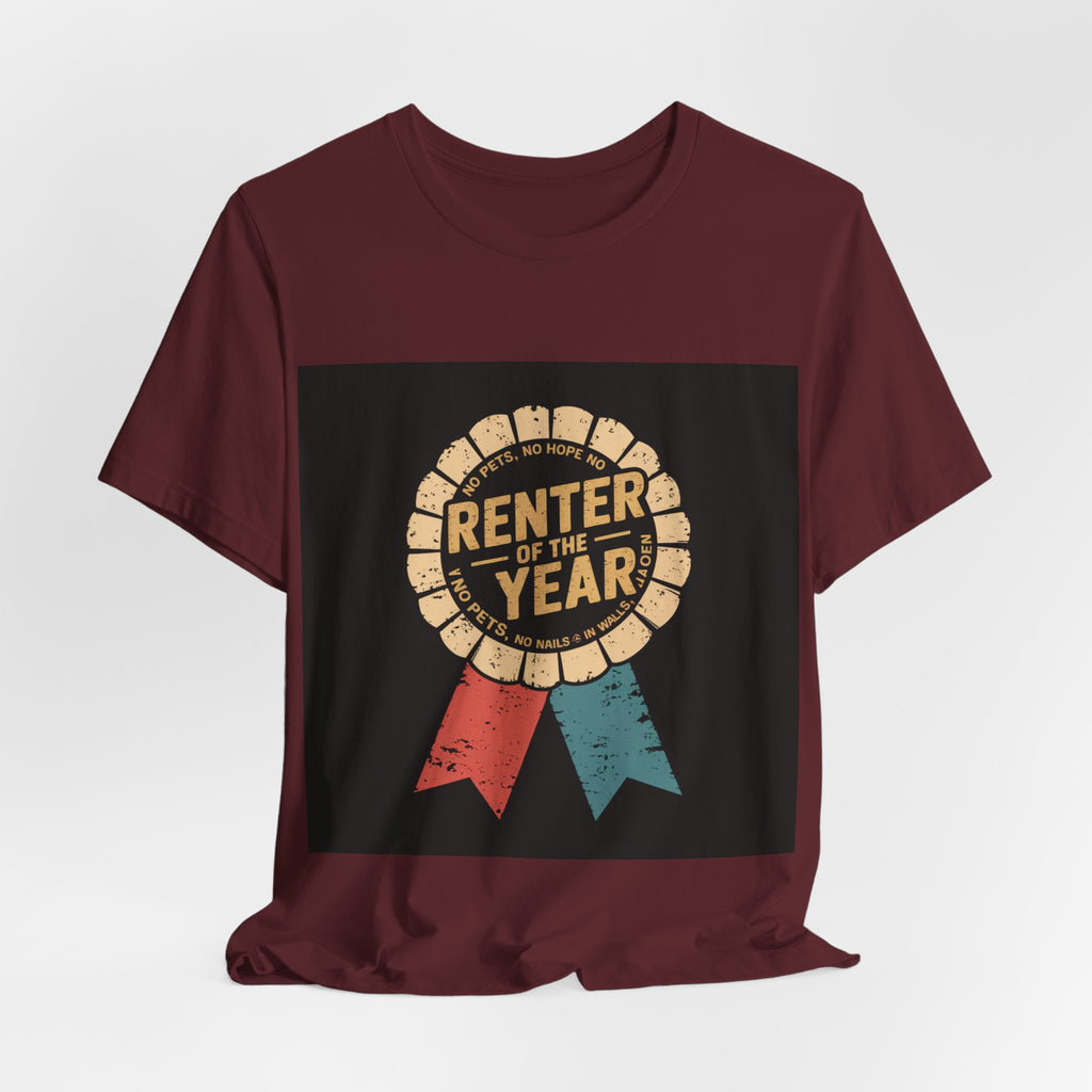 Renter Of The Year - Trendy Teez Funny Tee mockup