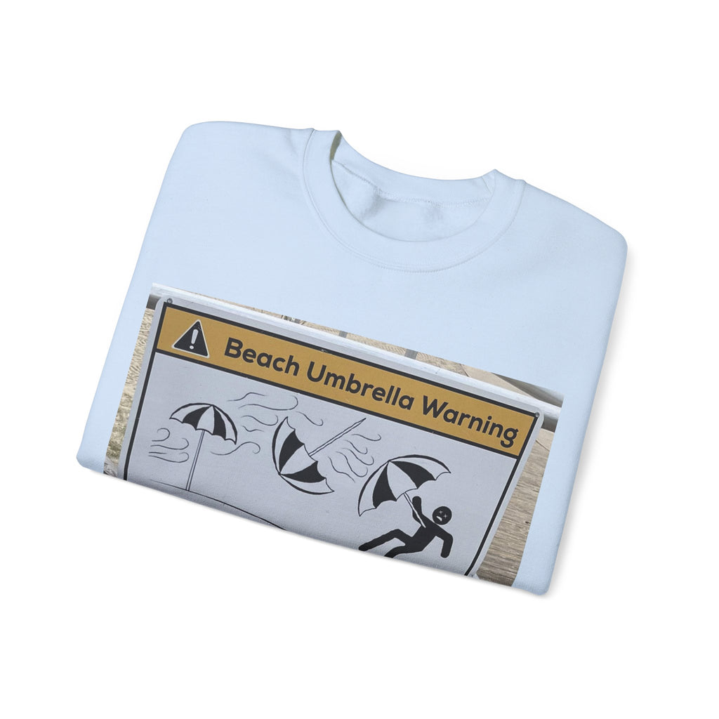 Flying Beach Umbrellas (Ocean City, Nj) — Hard Crewneck