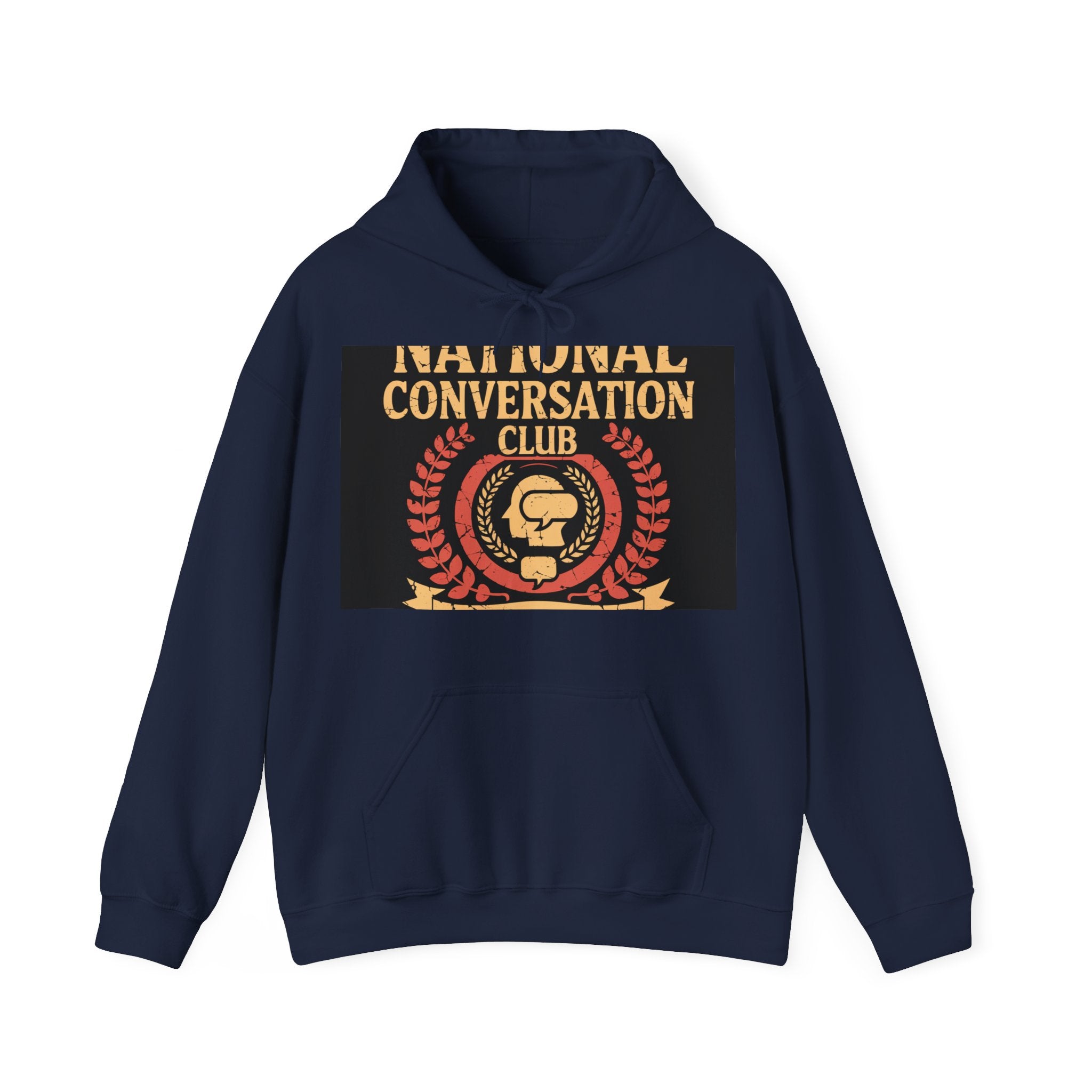 National Conversation Club - Trendy Teez Funny Hoodie mockup