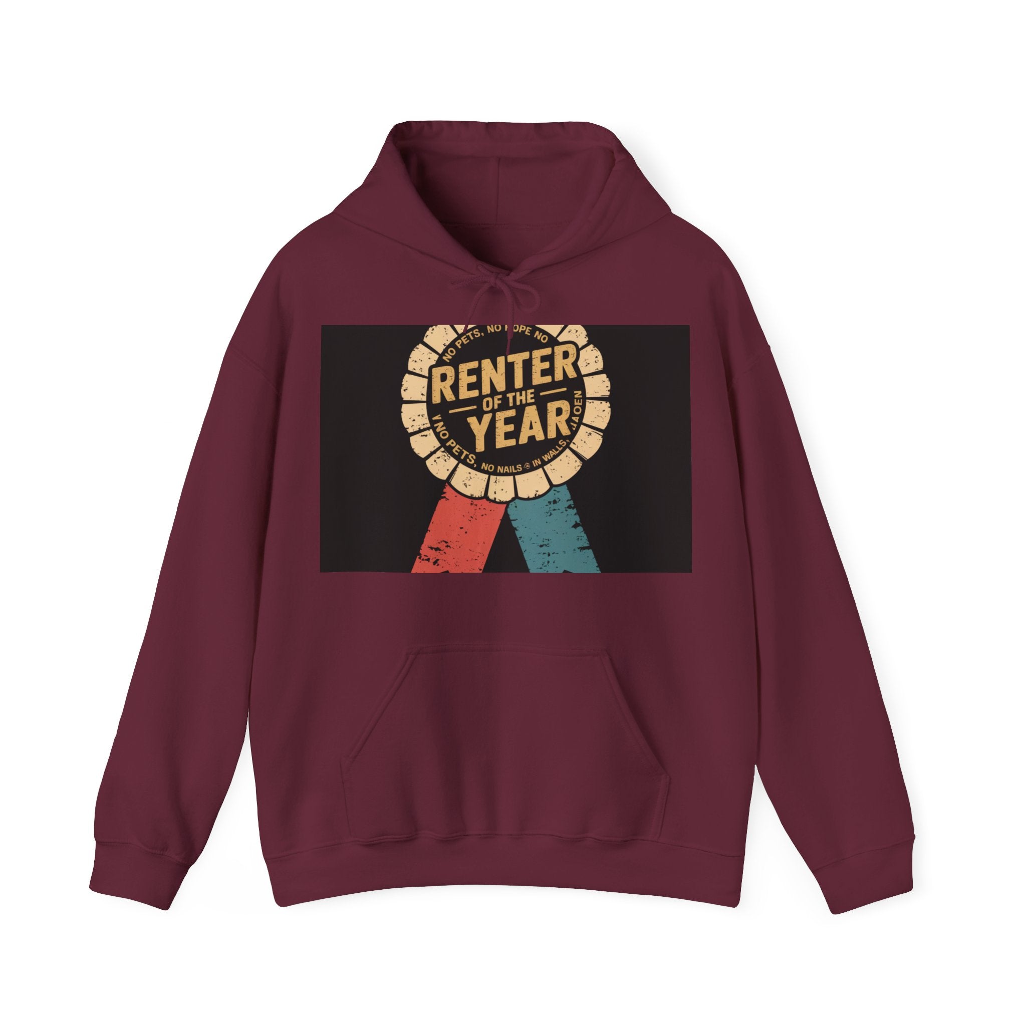 Renter Of The Year - Trendy Teez Funny Hoodie mockup