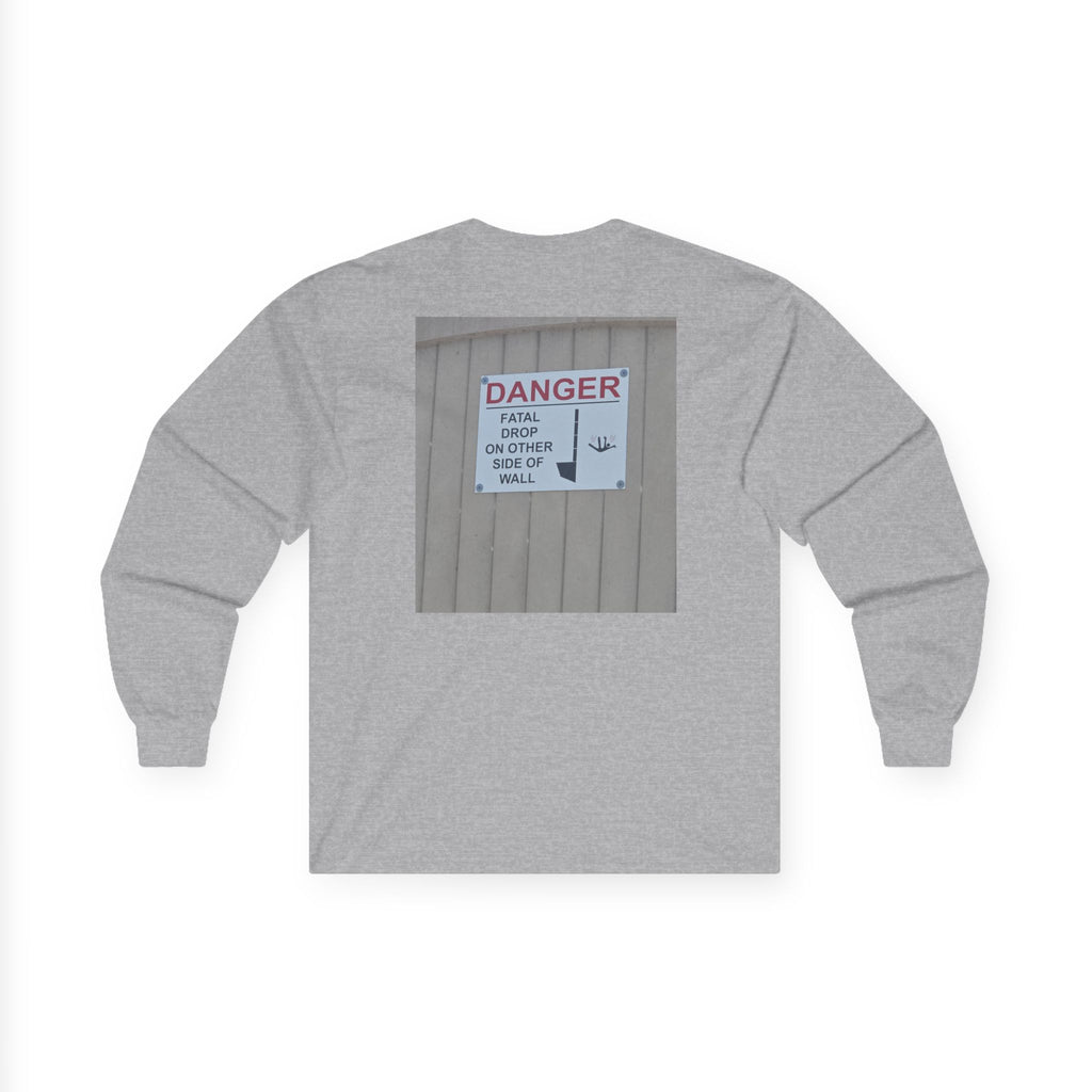 A Sign In A Plaza Near My House. This Wall Back... — Hard Long Sleeve (Back Print)