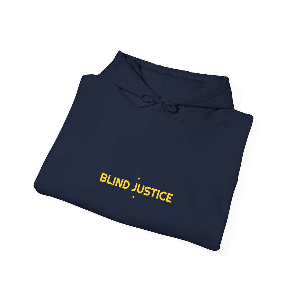 Blind Justice - Trendy Teez Funny Hoodie mockup