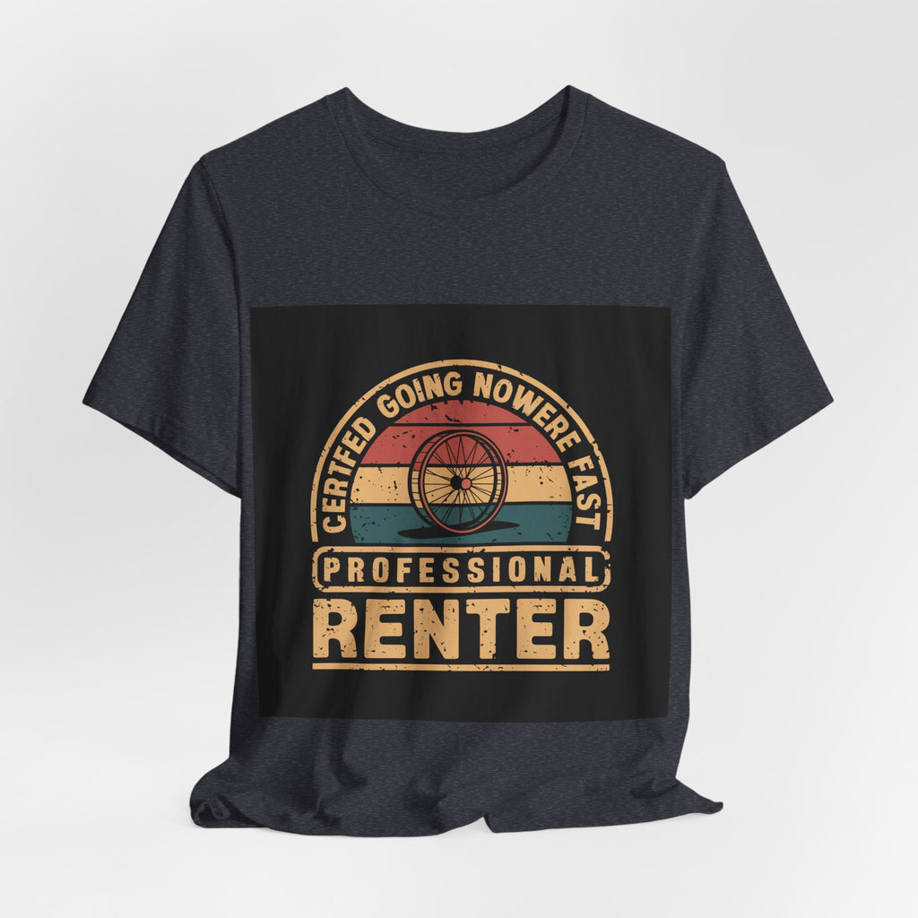 Professional Renter - Trendy Teez Funny Tee mockup