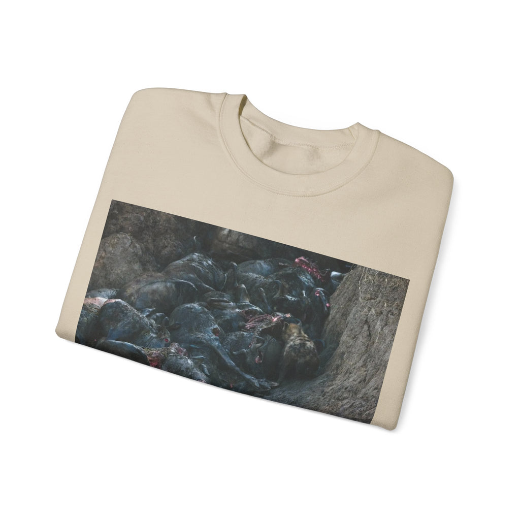 Feast / In The Surge To Cross The Mara River Th... — Hard Crewneck