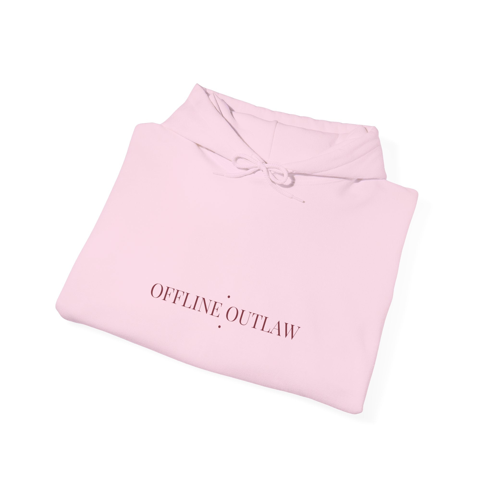 Offline Outlaw - Trendy Teez Funny Hoodie mockup