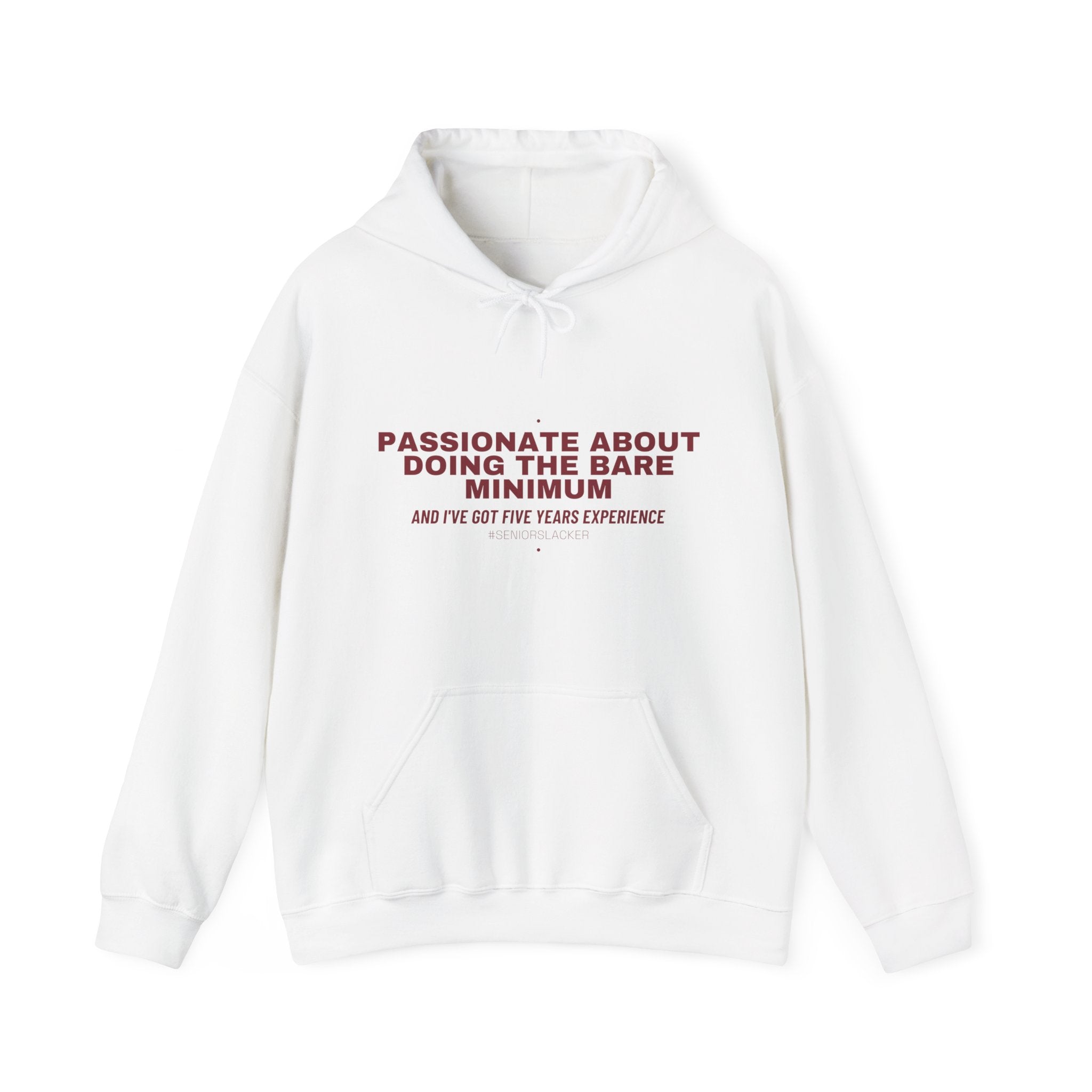 Passionate About Doing The Bare Minimum - Trendy Teez Funny Hoodie mockup