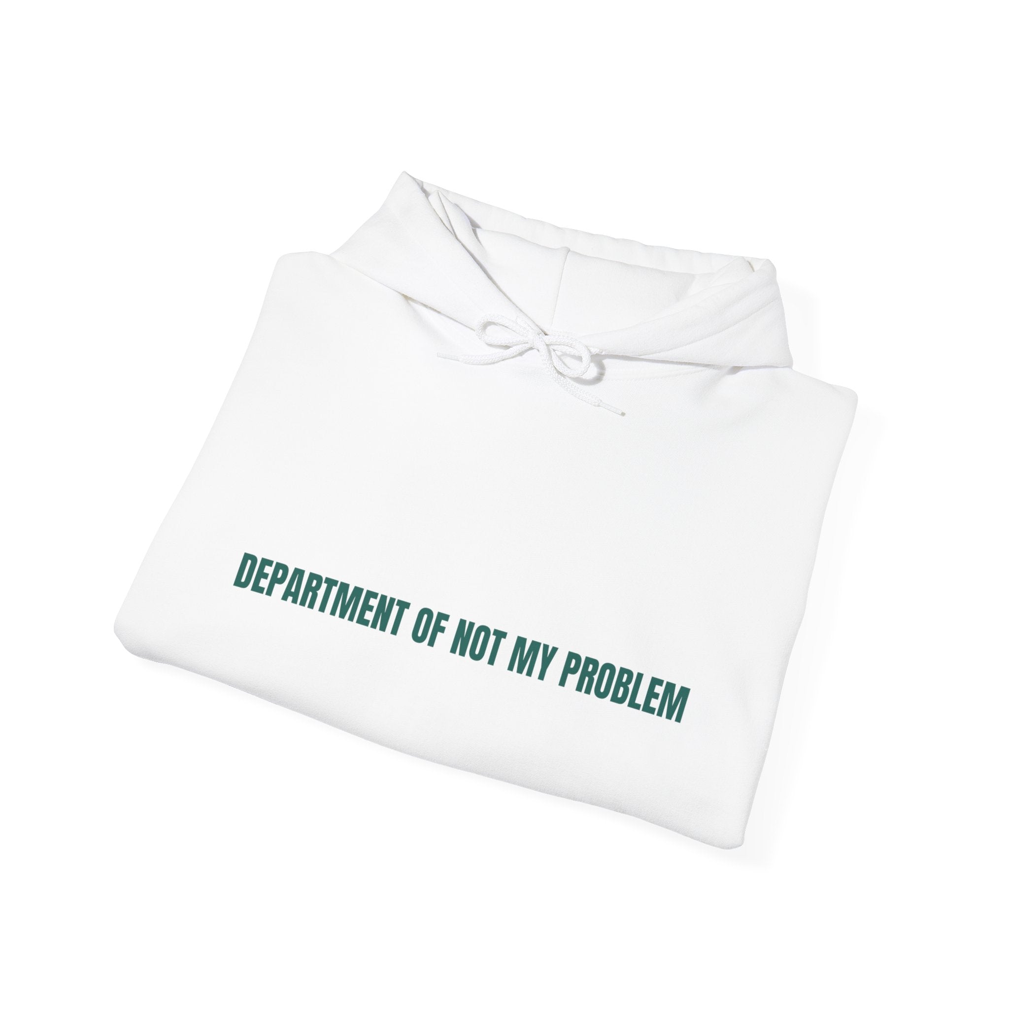 Department Of Not My Problem - Trendy Teez Funny Hoodie mockup