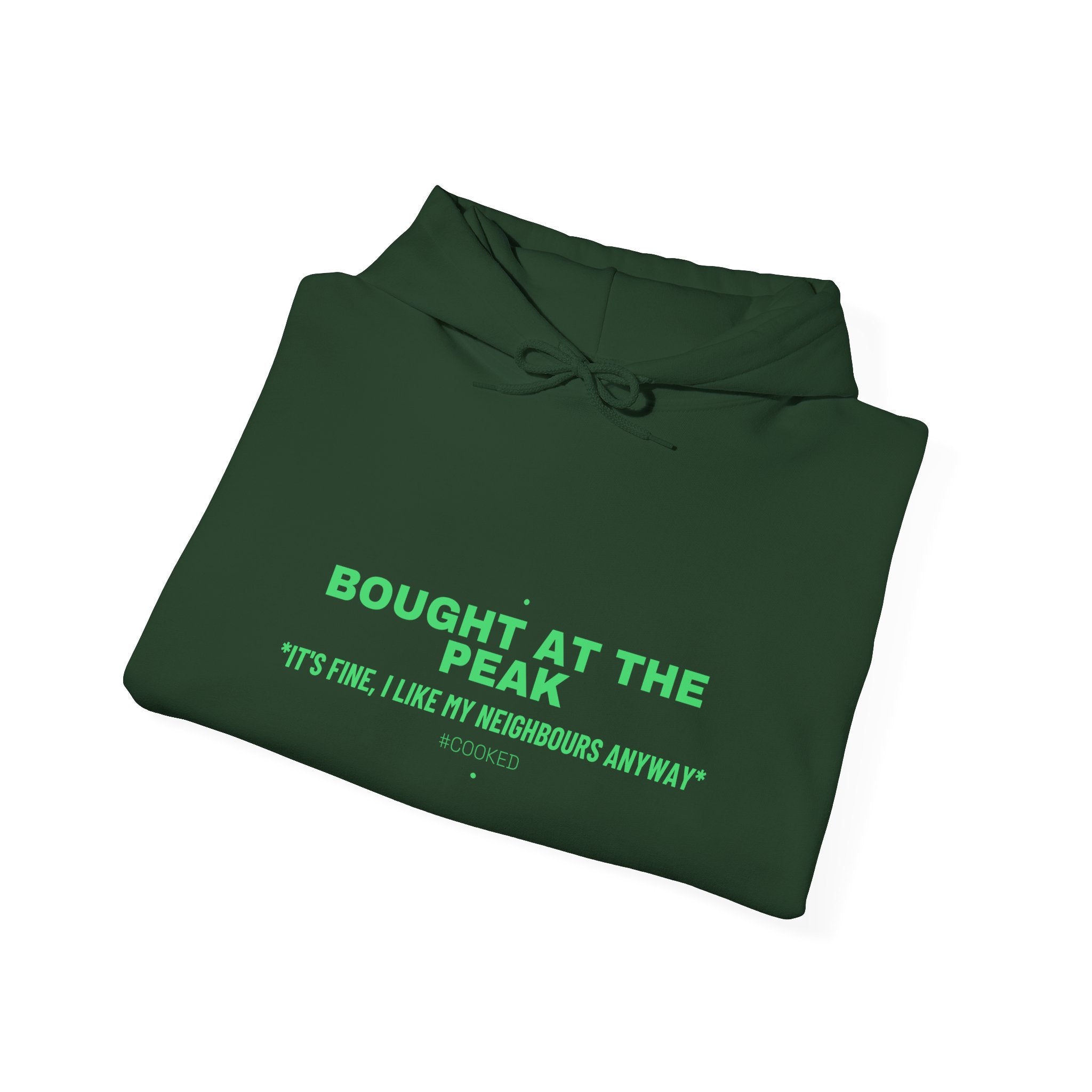 Bought At The Peak - Trendy Teez Funny Hoodie mockup
