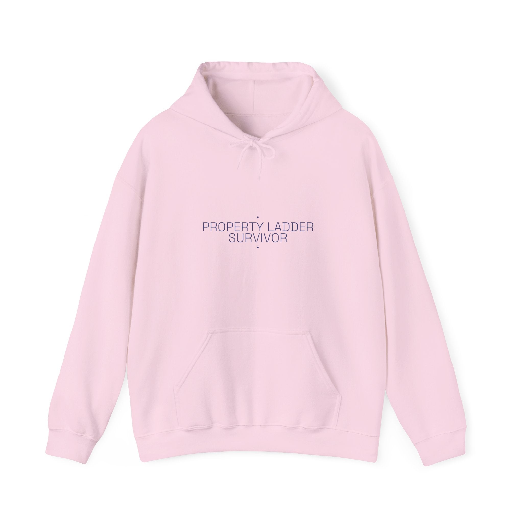 Property Ladder Survivor - Trendy Teez Funny Hoodie mockup