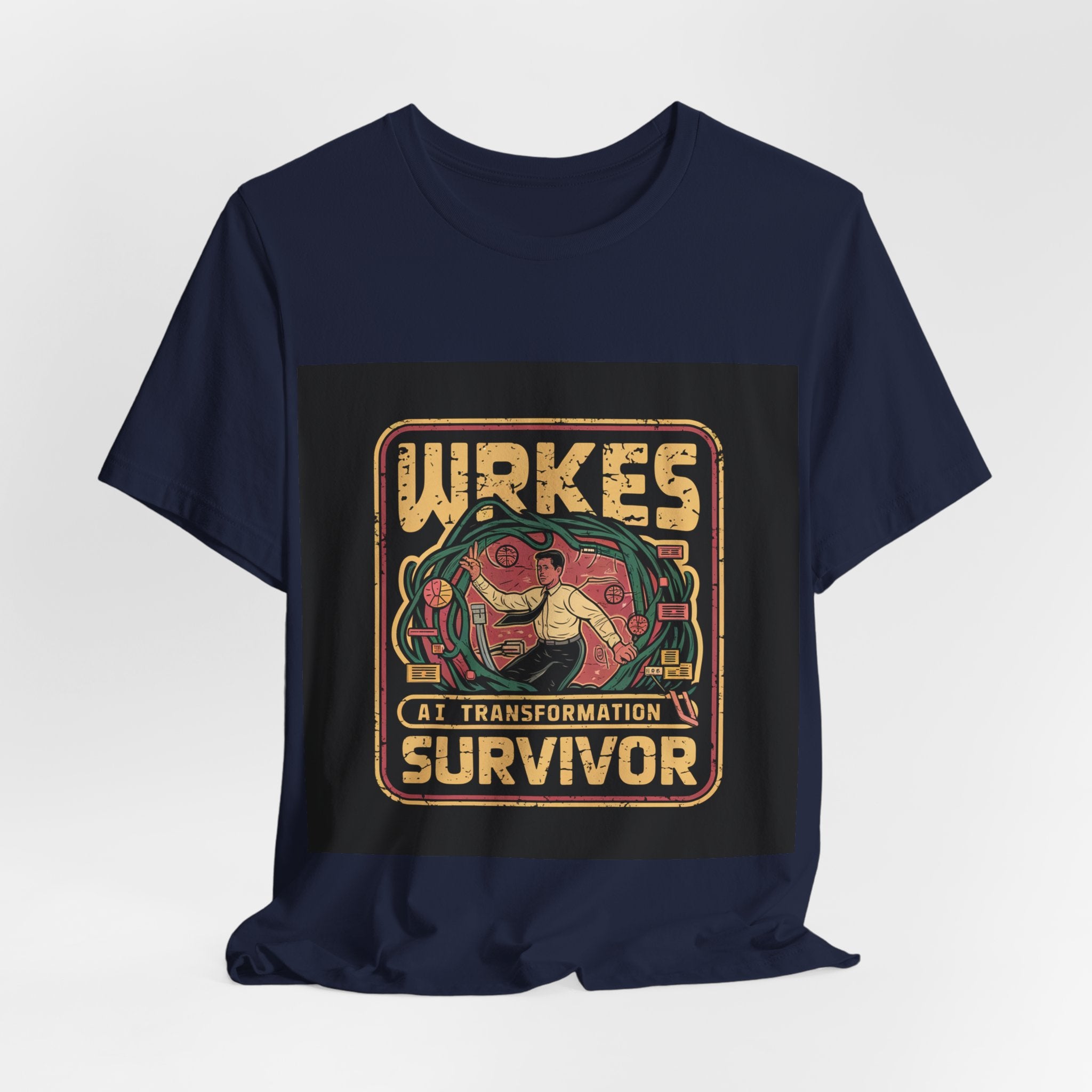 Ai Transformation Survivor - Trendy Teez Funny Tee mockup