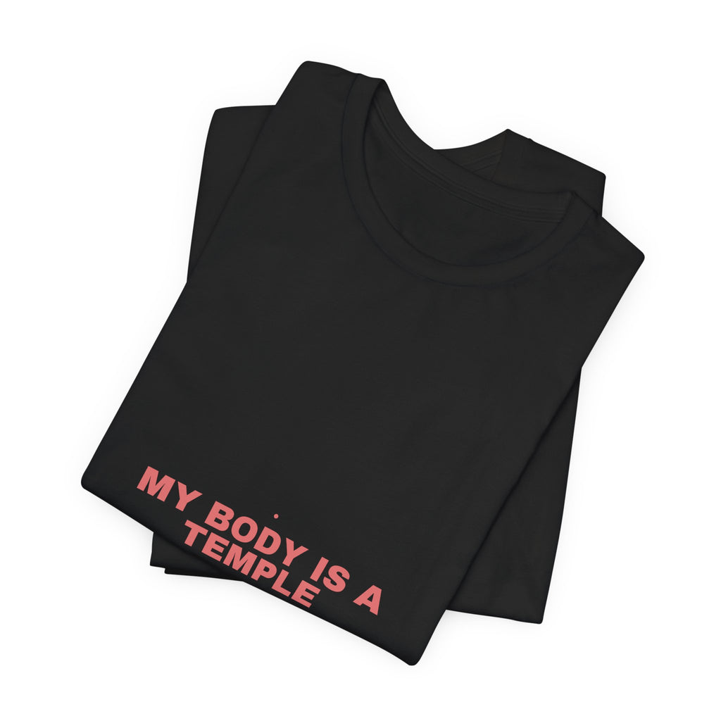 My Body Is A Temple - Trendy Teez Funny Tee mockup