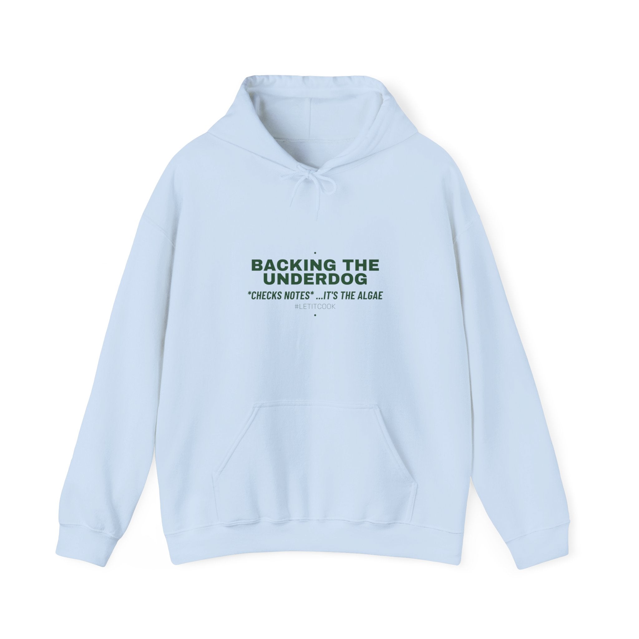 Backing The Underdog - Trendy Teez Funny Hoodie mockup