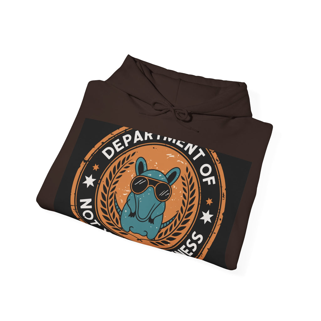 Department Of Not Your Business - Trendy Teez Funny Hoodie mockup