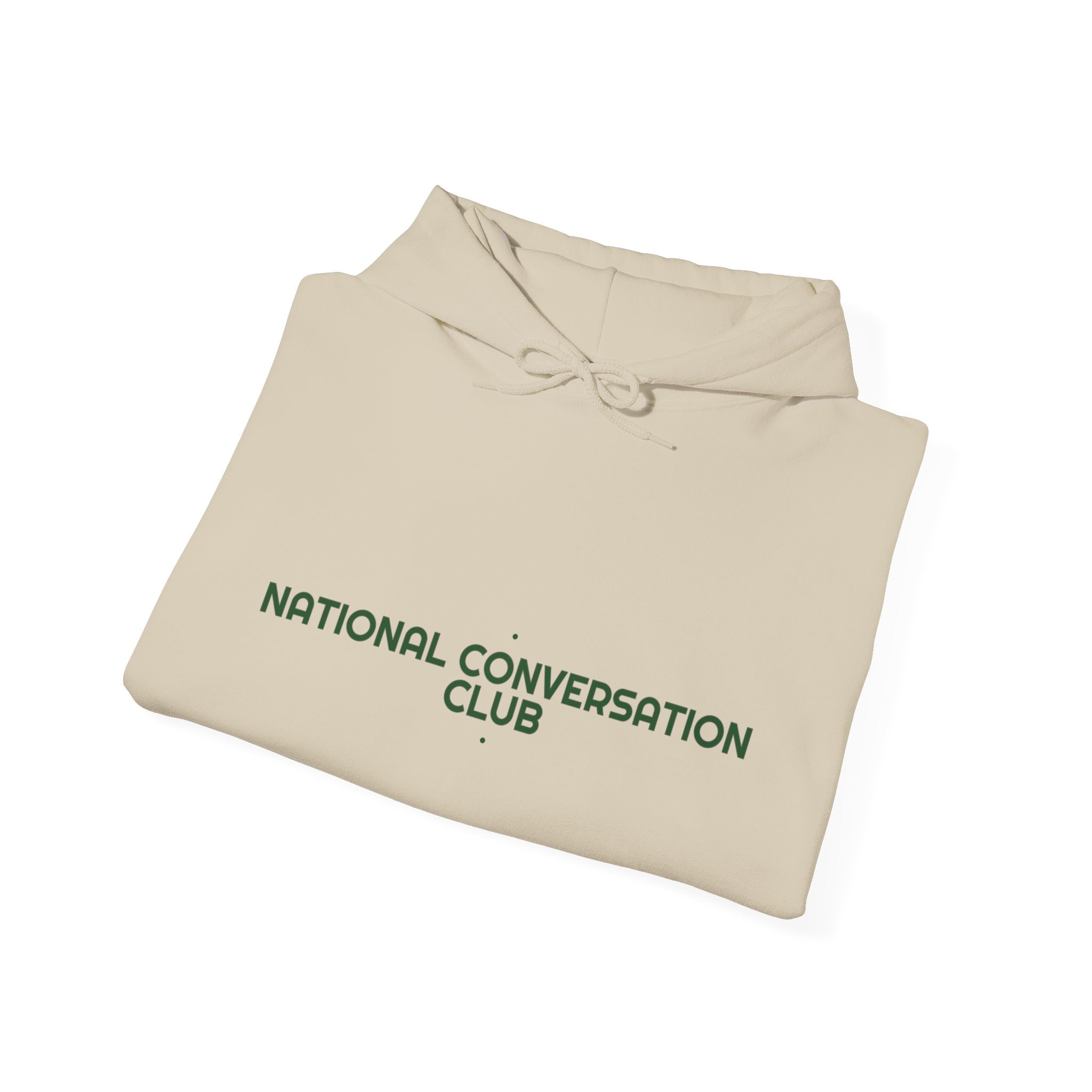 National Conversation Club - Trendy Teez Funny Hoodie mockup