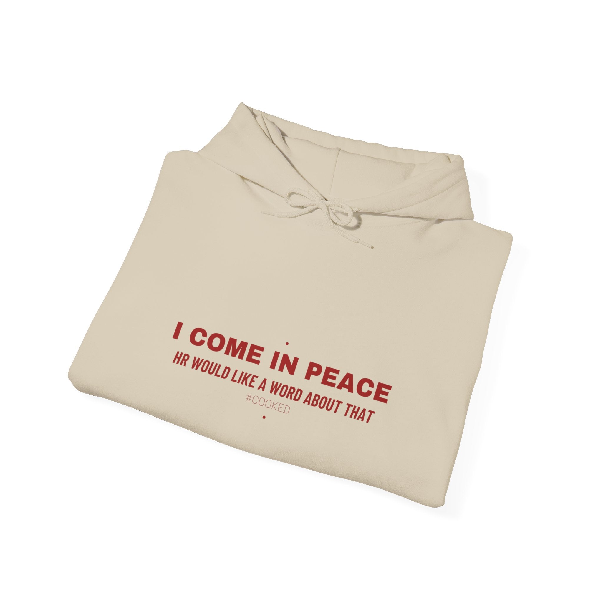I Come In Peace - Trendy Teez Funny Hoodie mockup