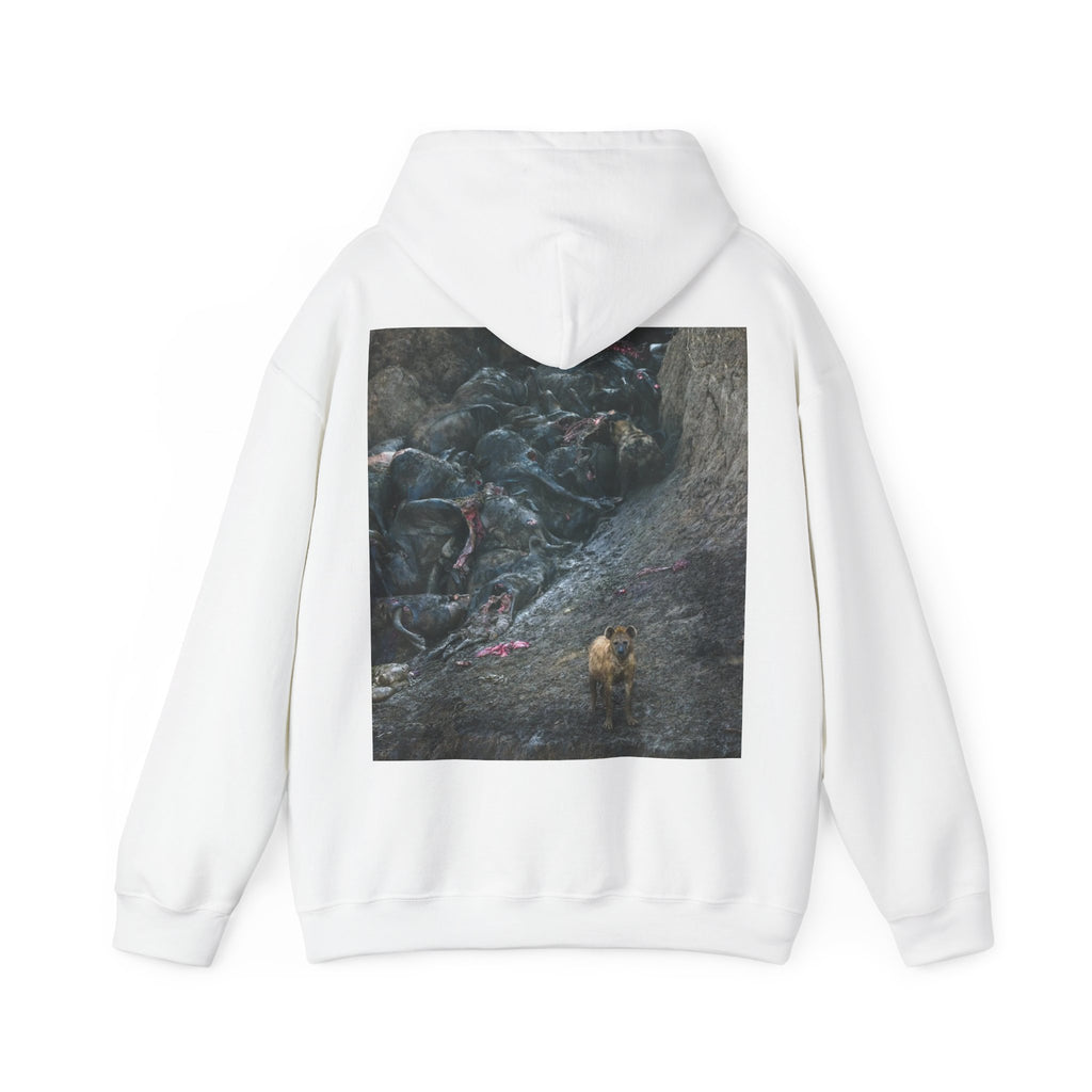 Feast / In The Surge To Cross The Mara River Th... — Hard Hoodie (Back Print)