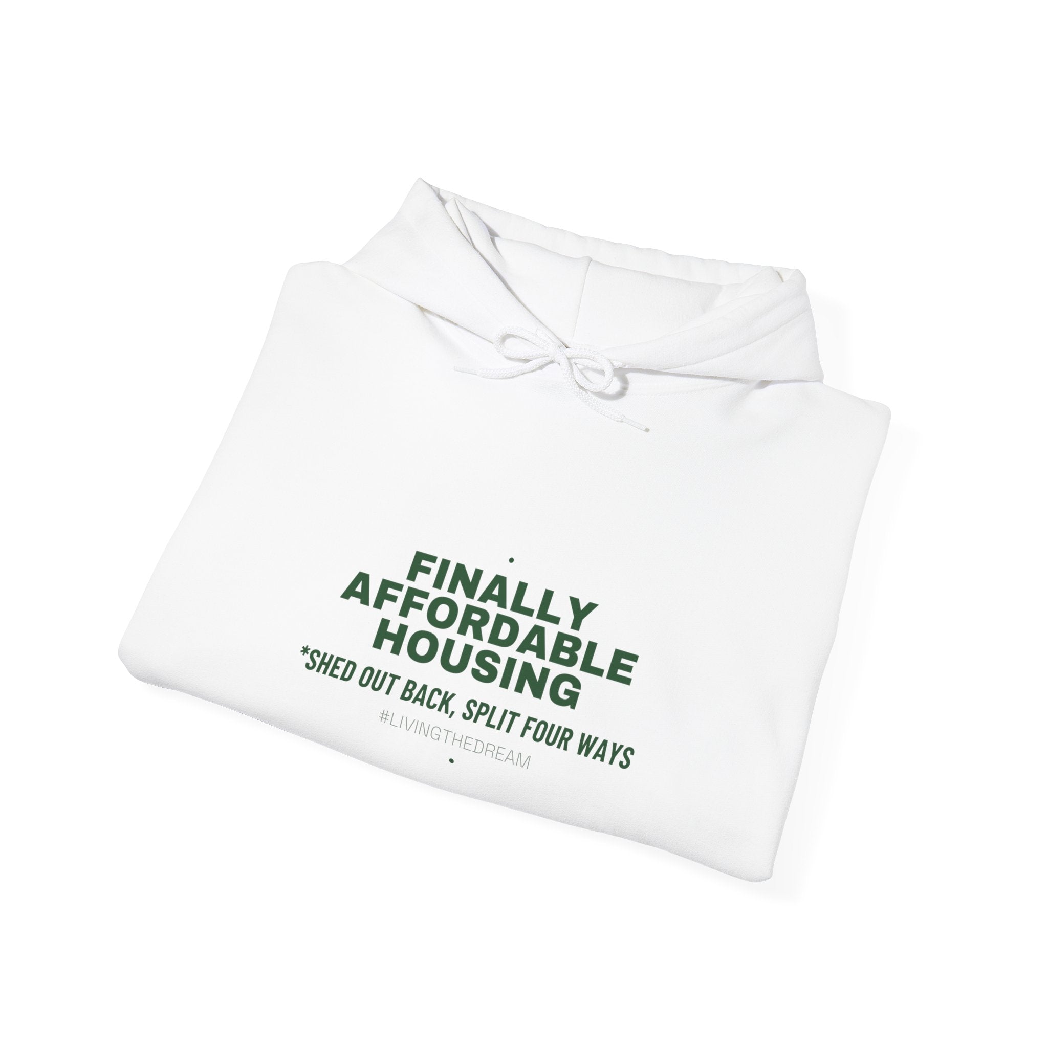 Finally Affordable Housing - Trendy Teez Funny Hoodie mockup