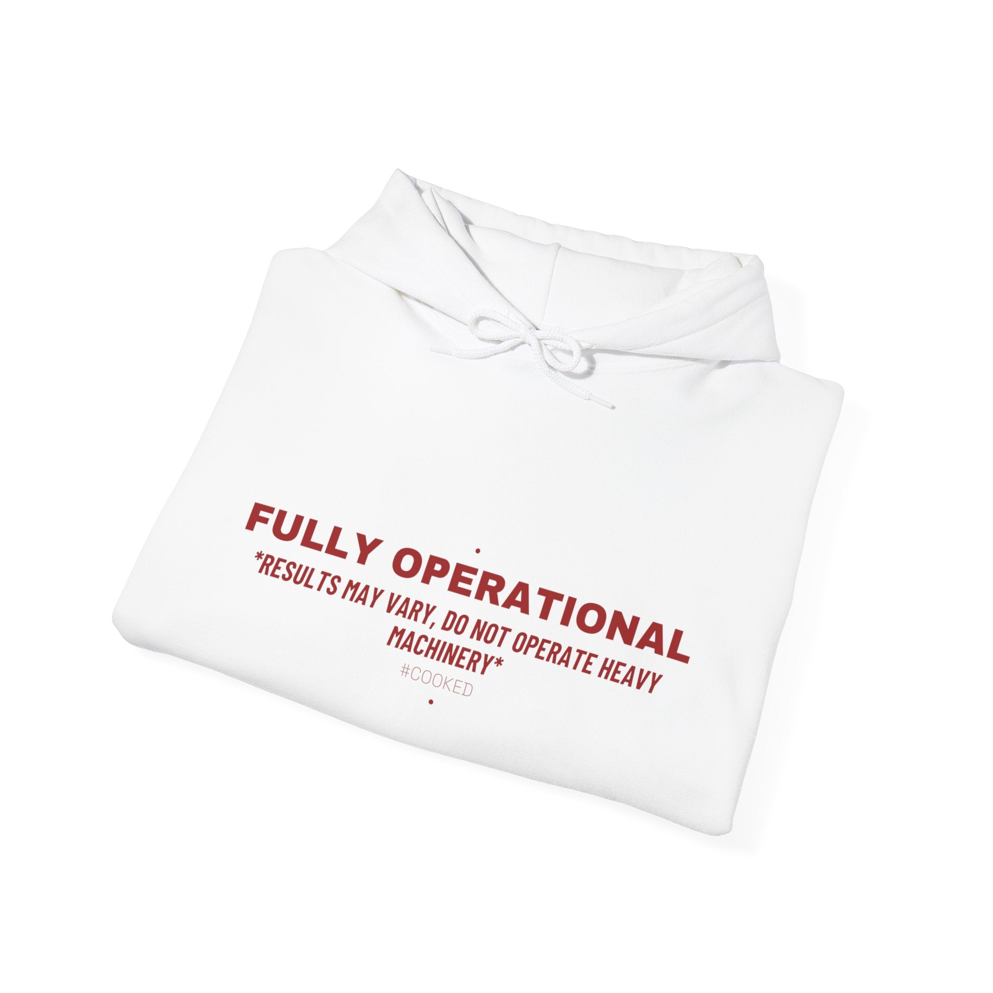Fully Operational - Trendy Teez Funny Hoodie mockup
