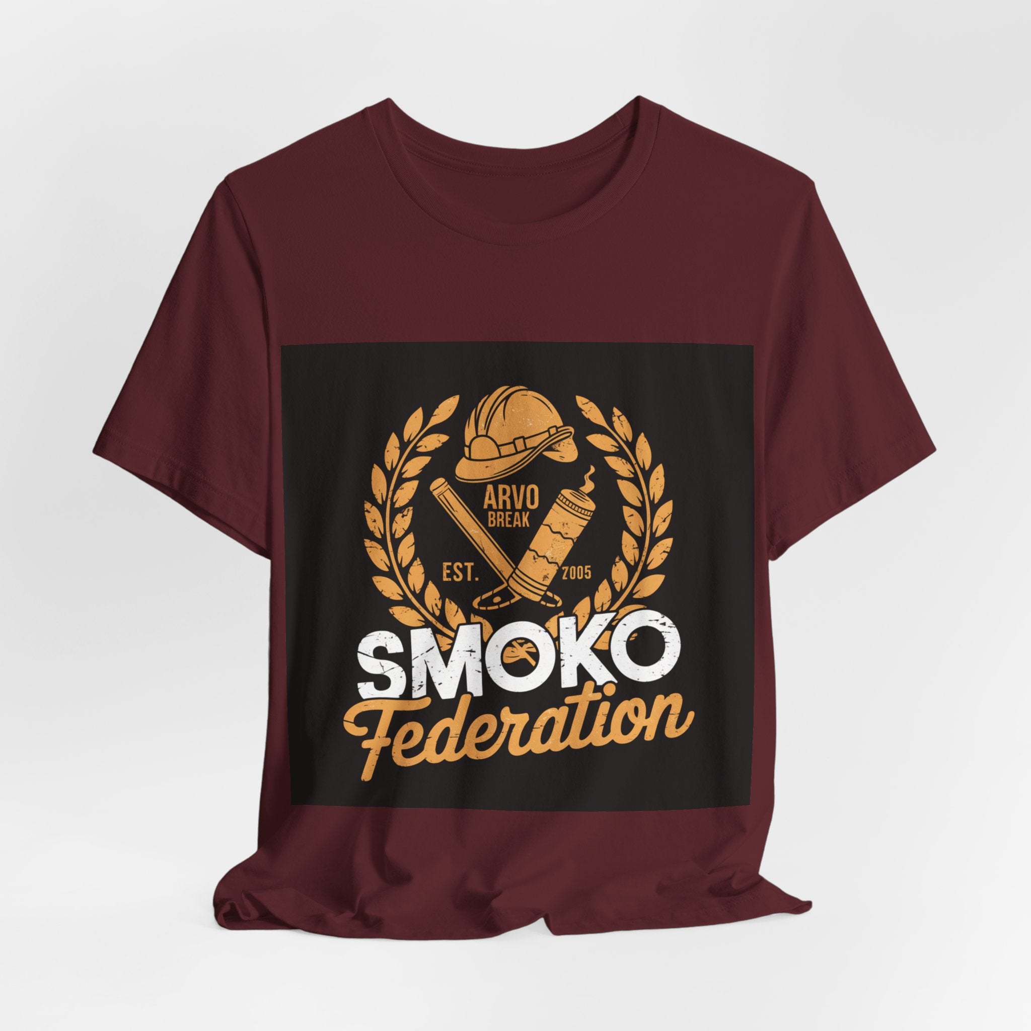 Smoko Federation - Trendy Teez Funny Tee mockup