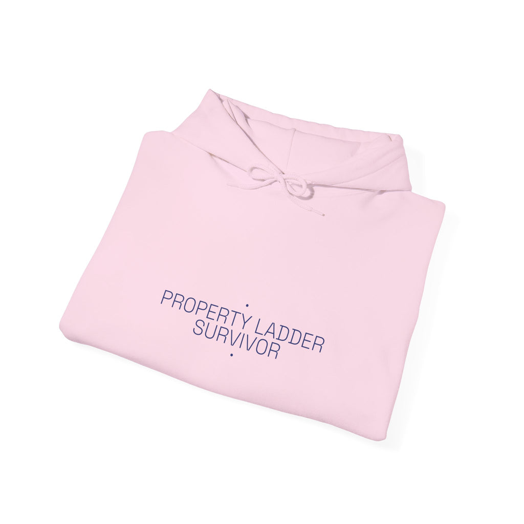Property Ladder Survivor - Trendy Teez Funny Hoodie mockup