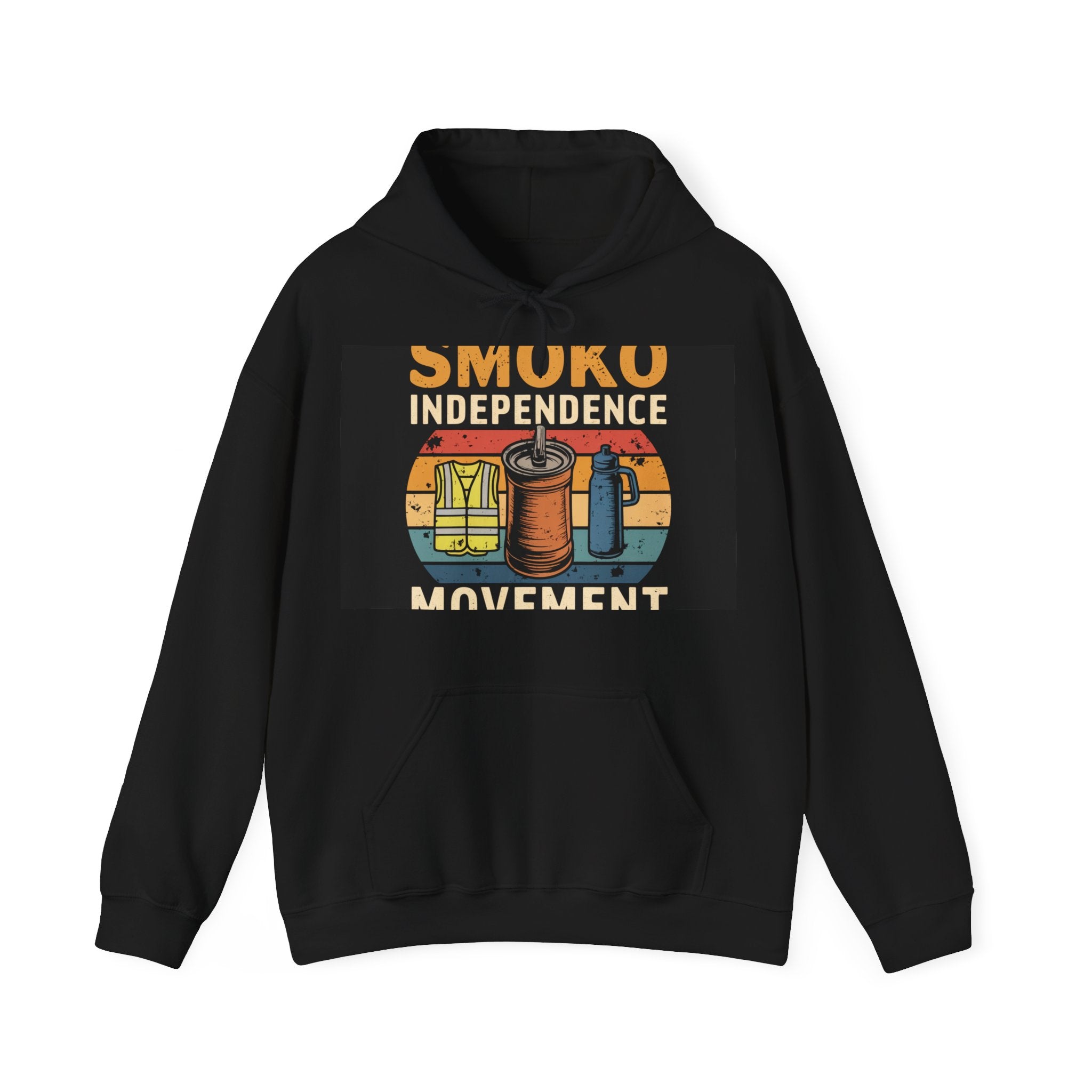Smoko Independence Movement - Trendy Teez Funny Hoodie mockup