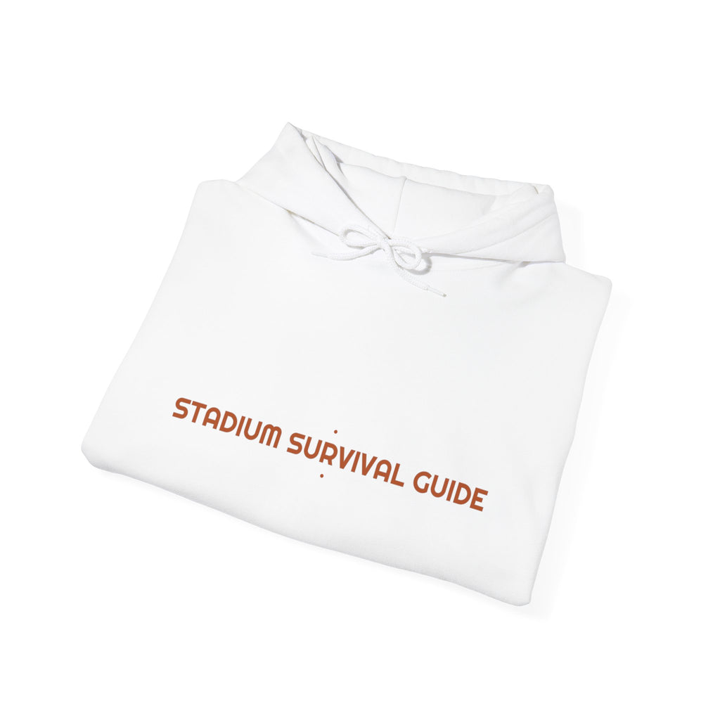 Stadium Survival Guide - Trendy Teez Funny Hoodie mockup