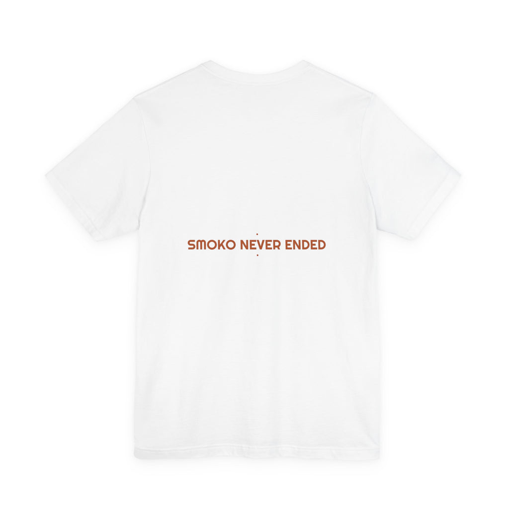 Smoko Never Ended - Trendy Teez Funny Tee (Back Print) mockup