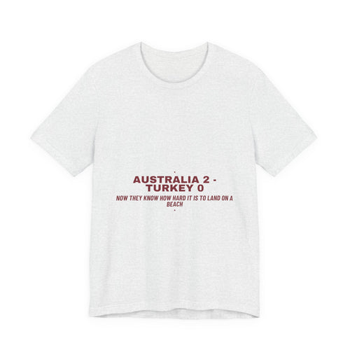 Australia 2 - Turkey 0 - Trendy Teez Funny Tee mockup