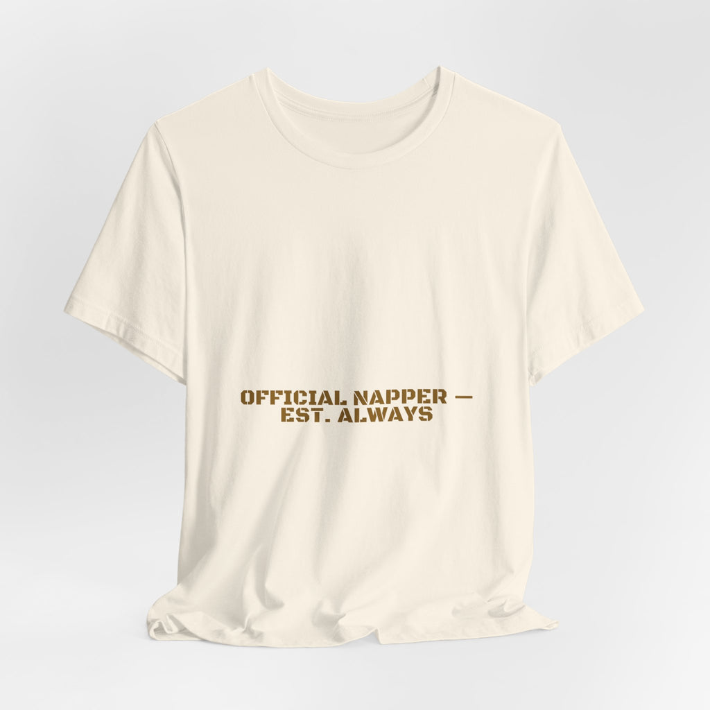 Official Napper - Trendy Teez Funny Tee mockup