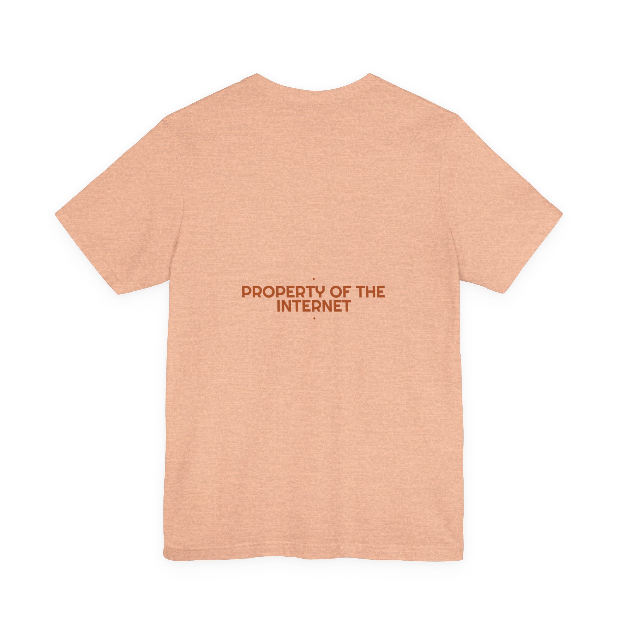 Property Of The Internet - Trendy Teez Funny Tee (Back Print) mockup