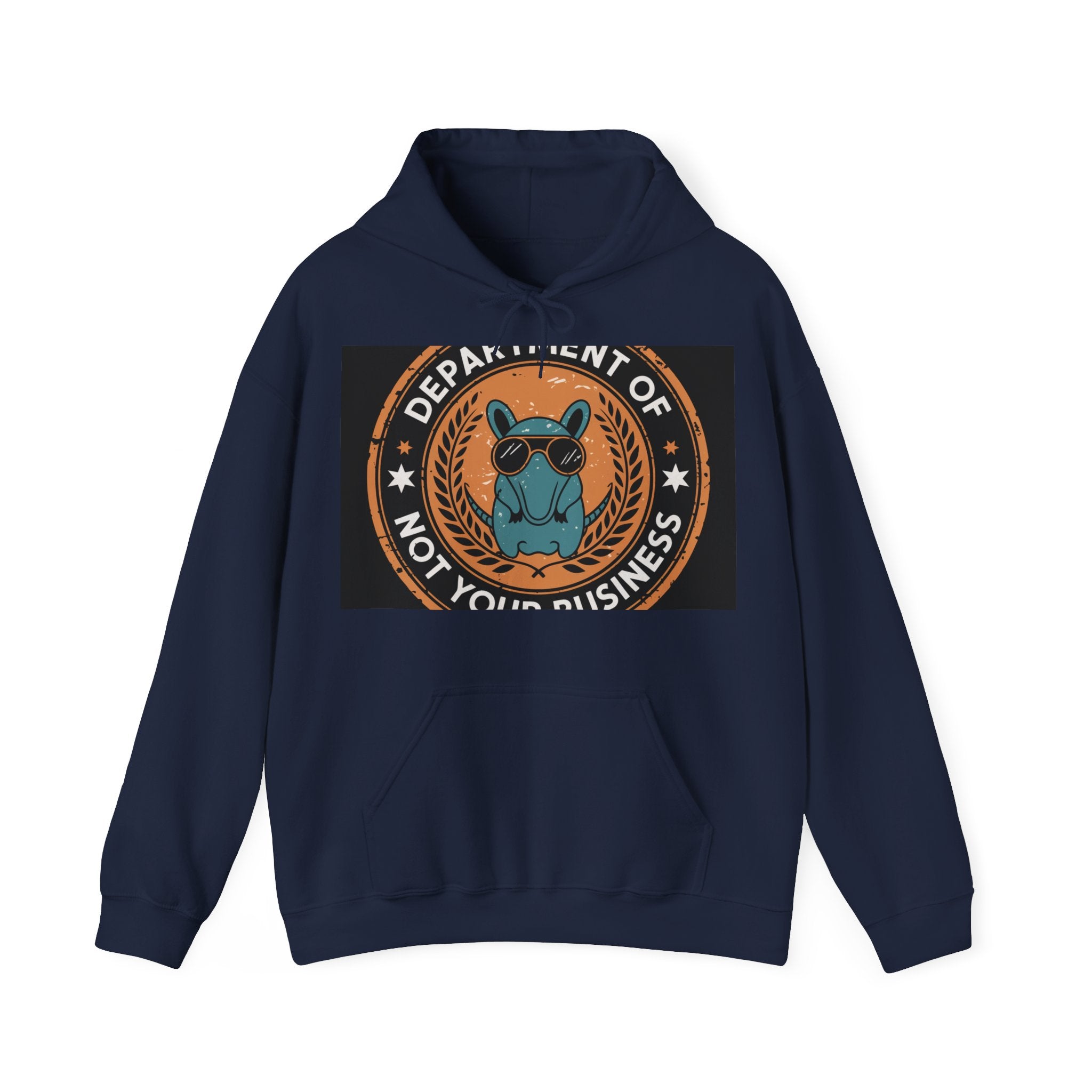 Department Of Not Your Business - Trendy Teez Funny Hoodie mockup