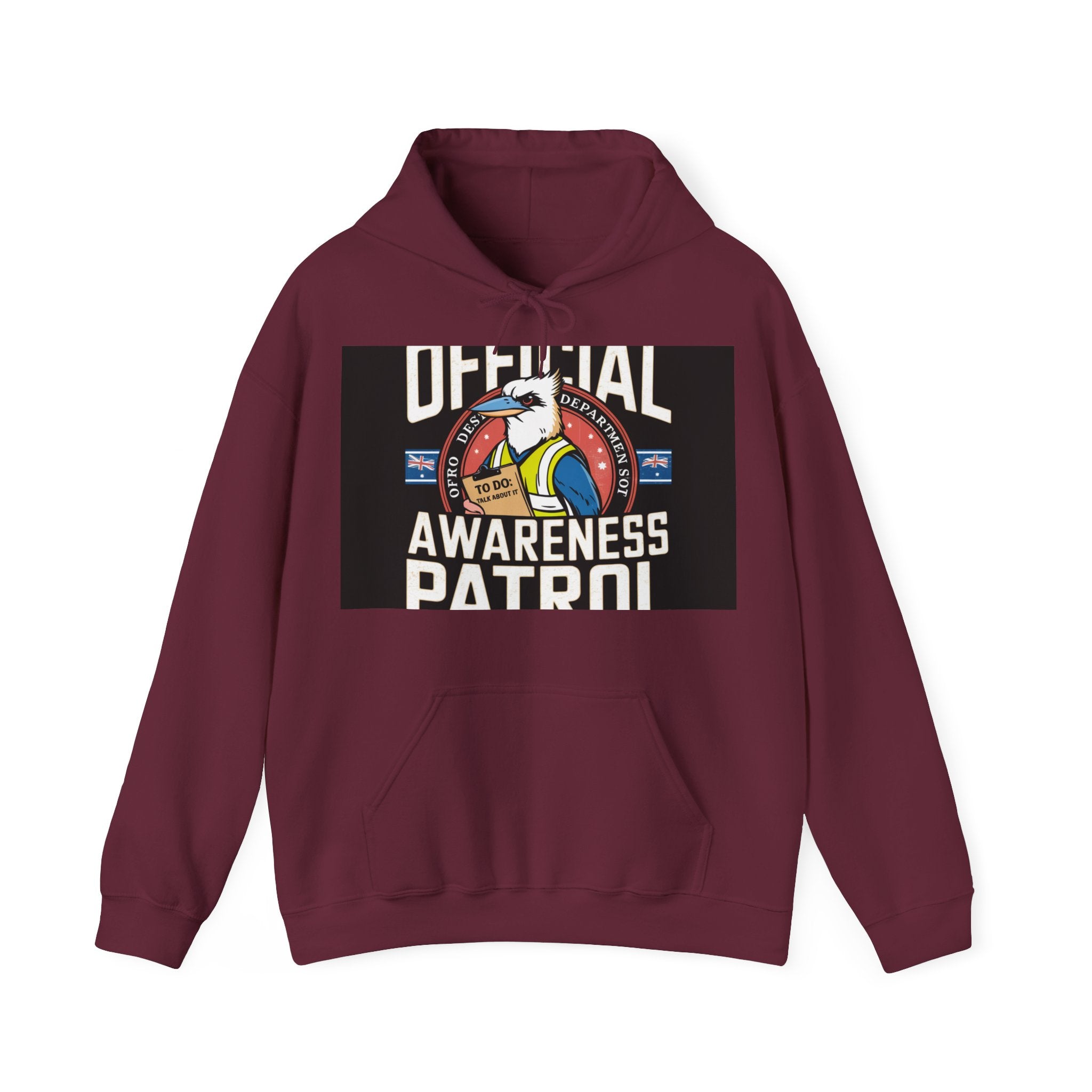 Official Awareness Patrol - Trendy Teez Funny Hoodie mockup