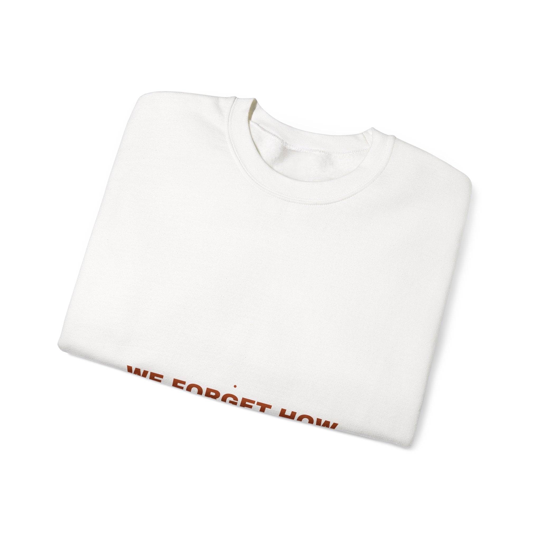 We Forget How Good We Are — Funny Crewneck