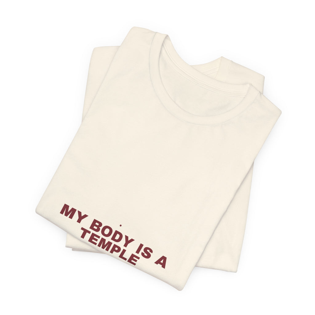 My Body Is A Temple - Trendy Teez Funny Tee mockup