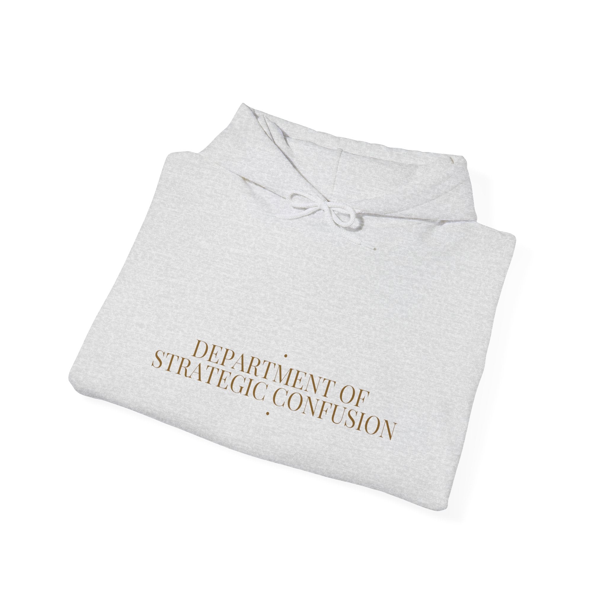 Department Of Strategic Confusion - Trendy Teez Funny Hoodie mockup