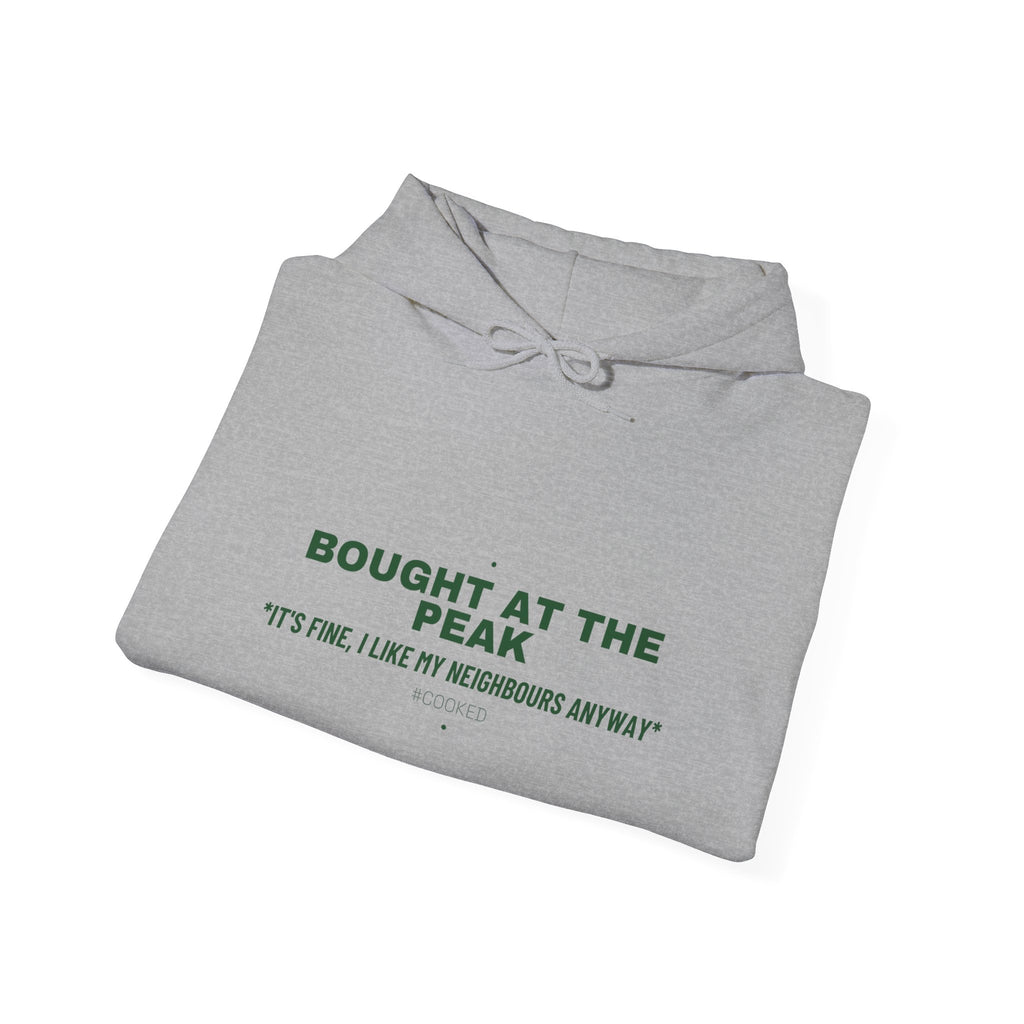 Bought At The Peak - Trendy Teez Funny Hoodie mockup